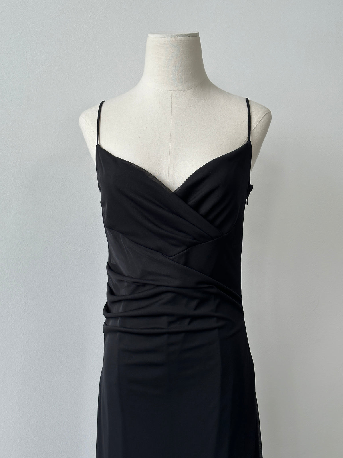 Vintage 1990s Sheer Overlay Jumpsuit - M