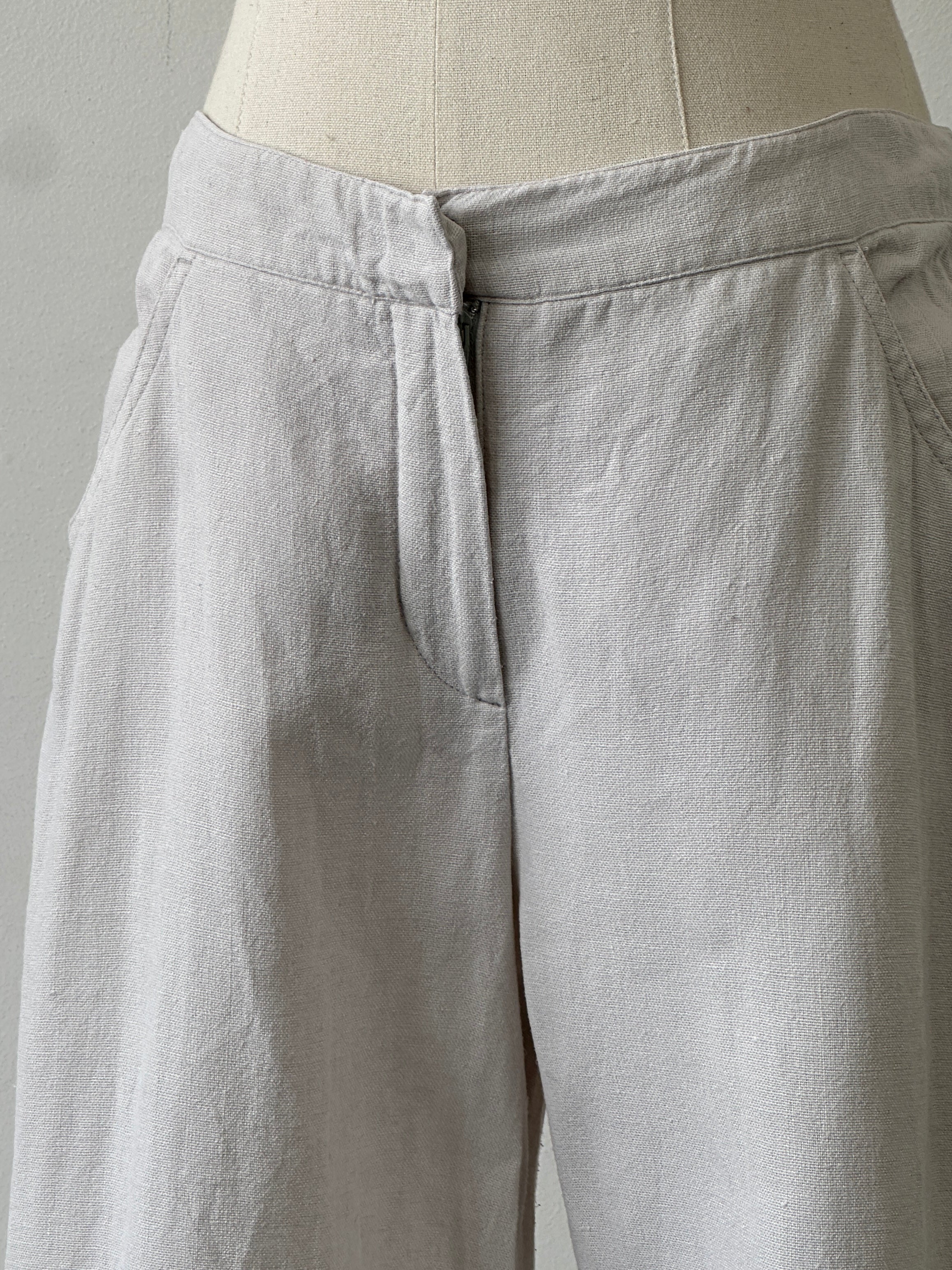Joseph 1990s Pure Linen Wide Leg Trousers - W30