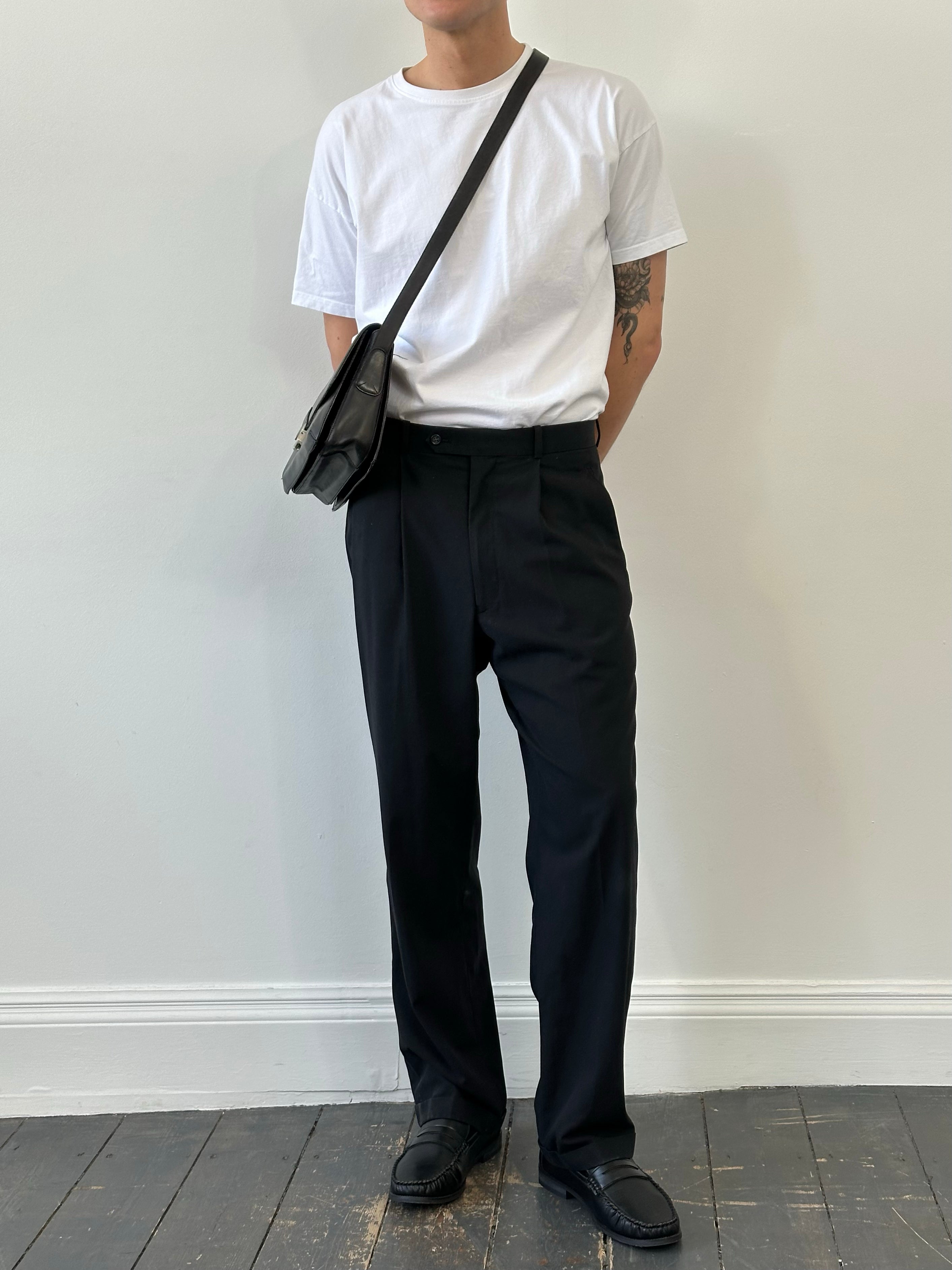 Vintage 1990s Straight Leg Tailored Trouser - W33