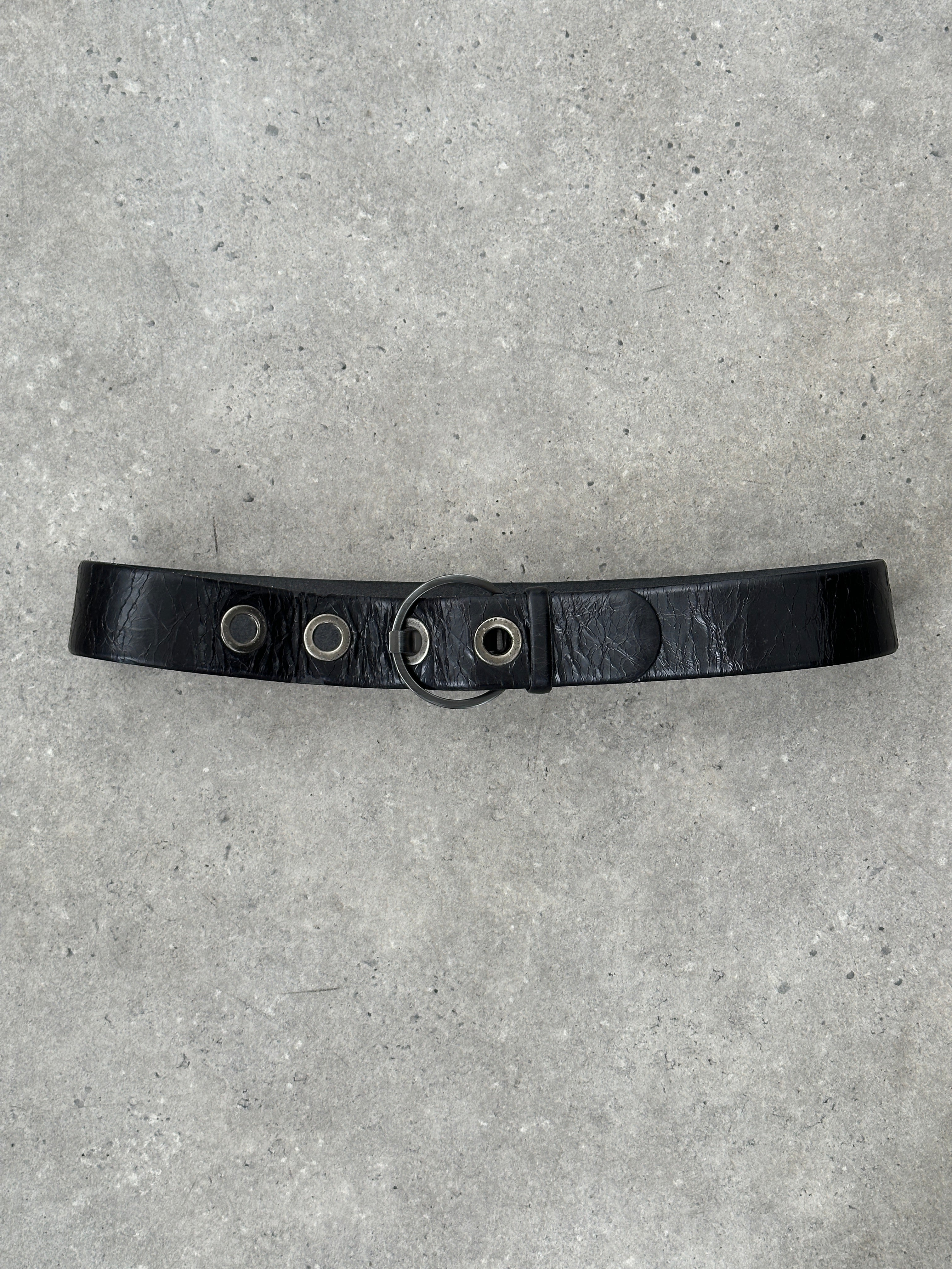 Vintage 1990s Leather Aged Belt - W32-37