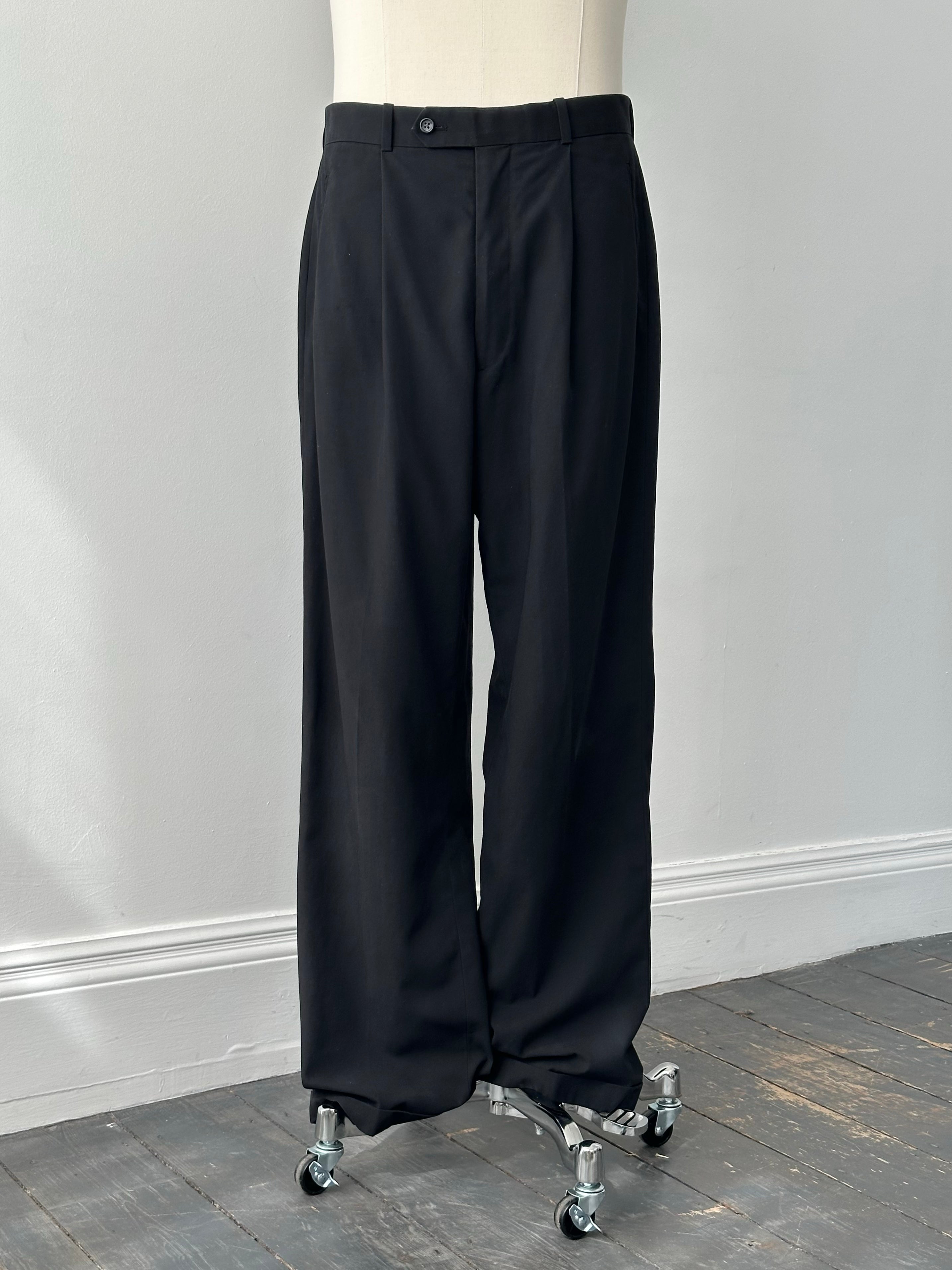 Vintage 1990s Straight Leg Tailored Trouser - W33