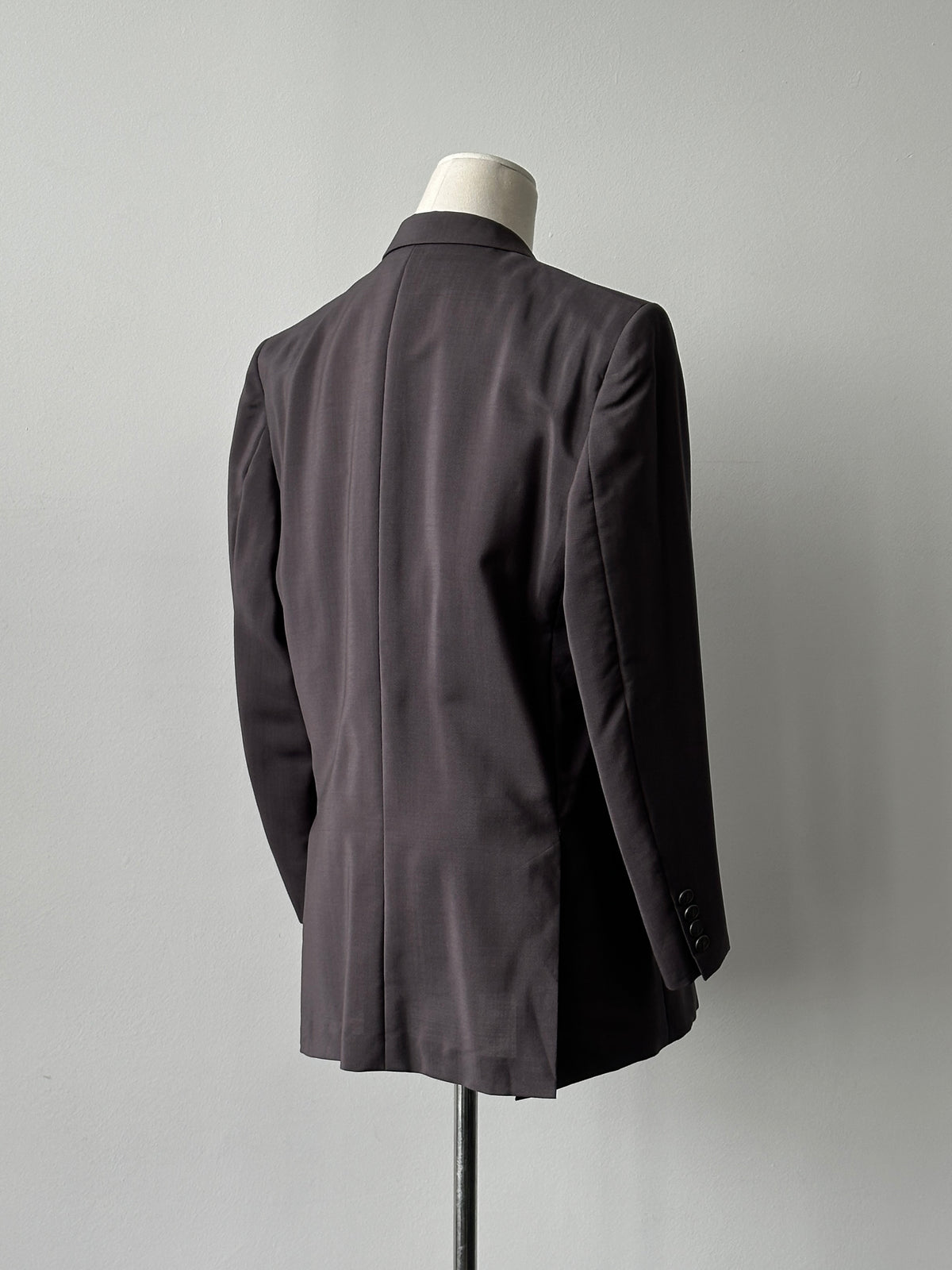 Christian Dior Monsieur 1980s Bespoke Button Double Breasted Blazer - M