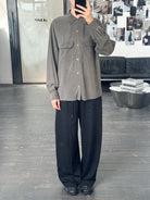 GUESSILK 1990s Pure Silk Minimal Shirt - L - SYLK