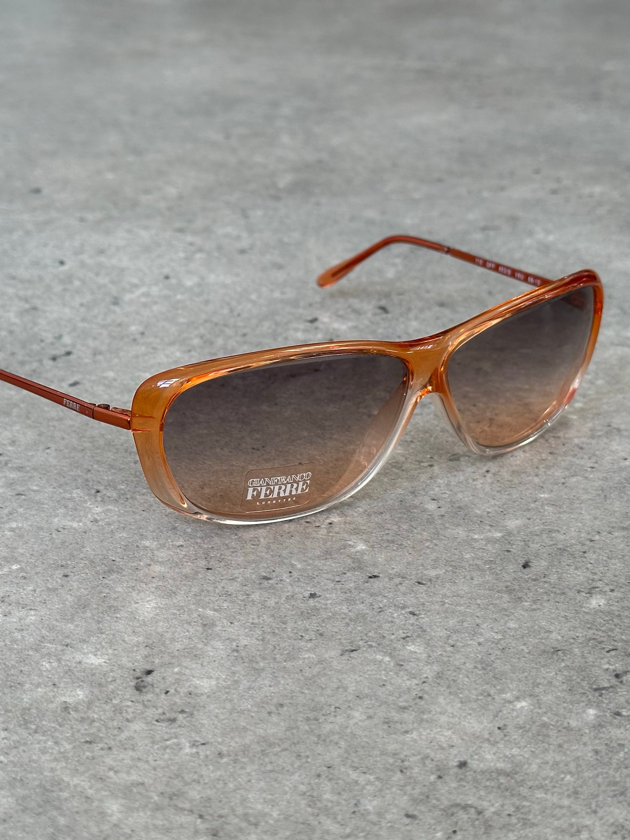 Gianfranco Ferre 1990s Gradient Shield Sunglasses
