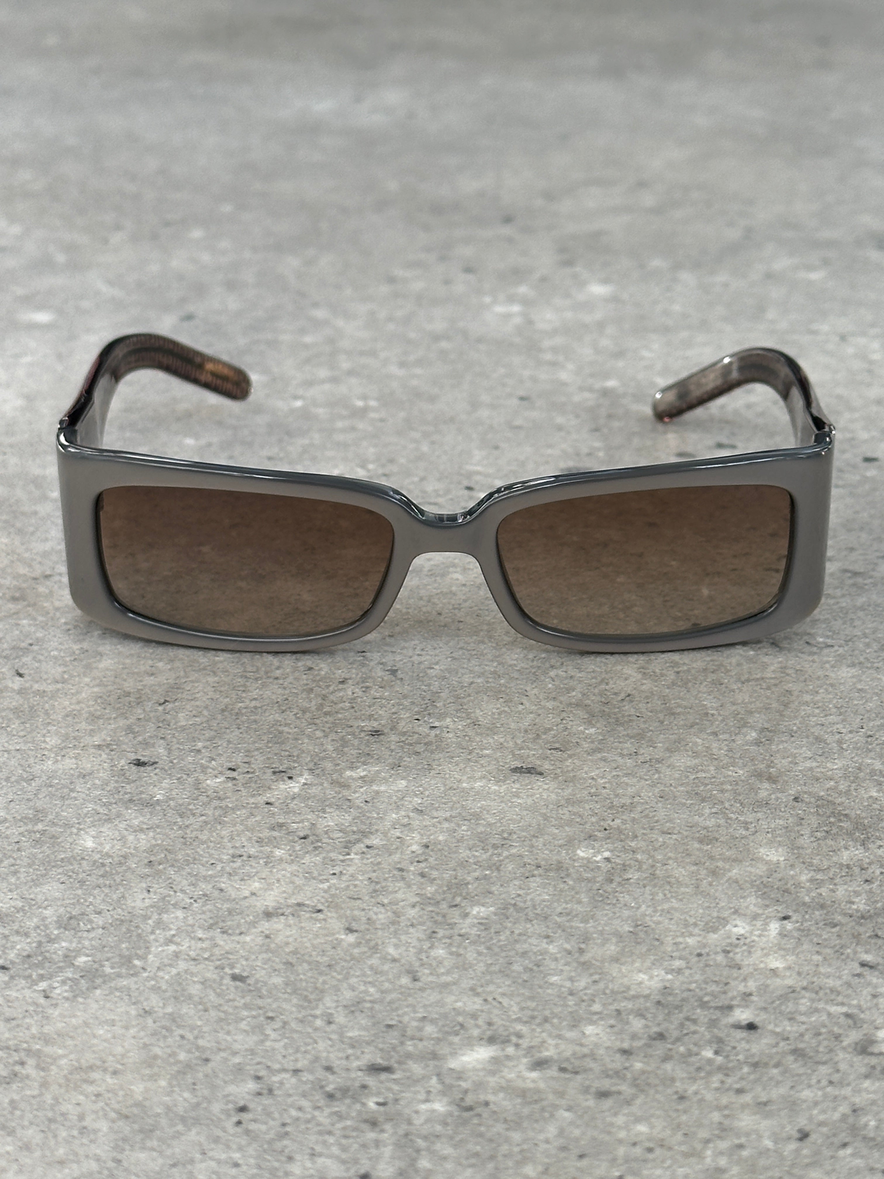 Givenchy 2000s Rectangular Monogram Sunglasses