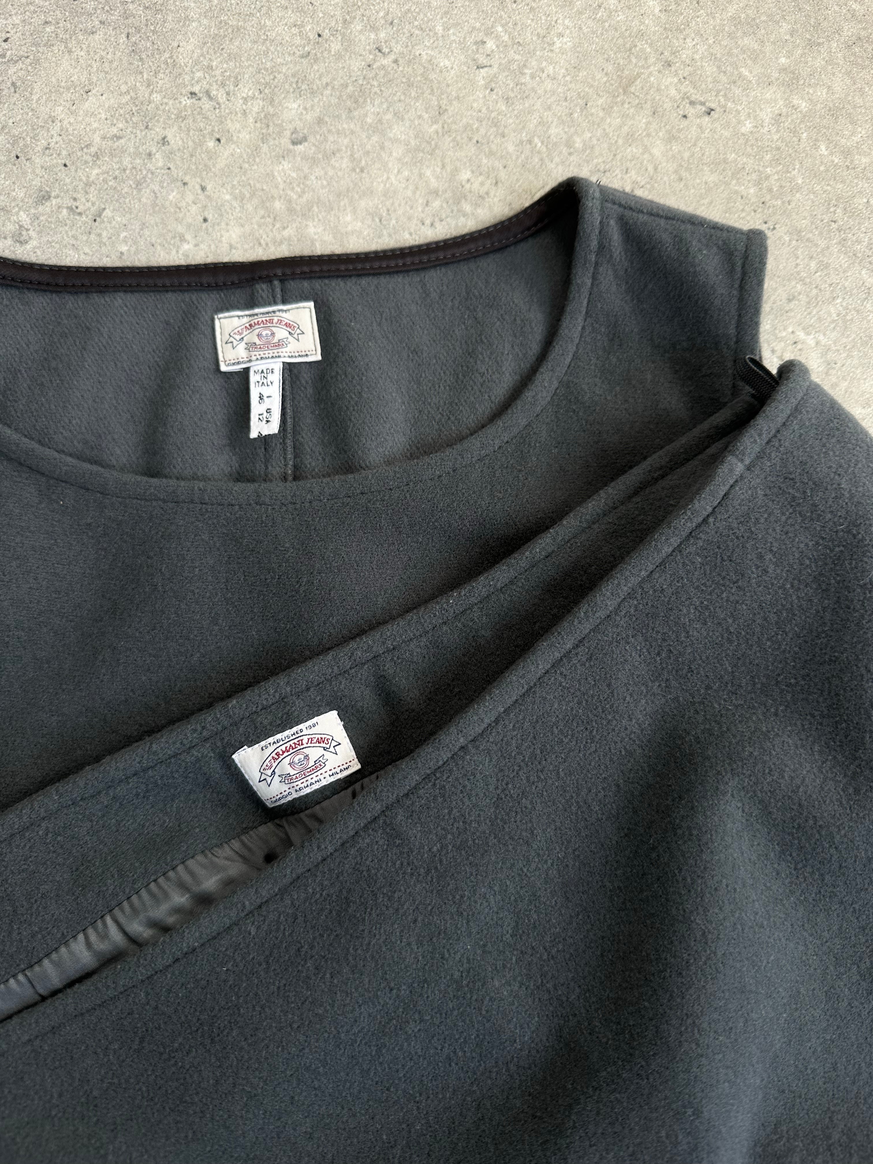 Armani Jeans 1990s Wool Cashmere Two Piece Set - M/W30