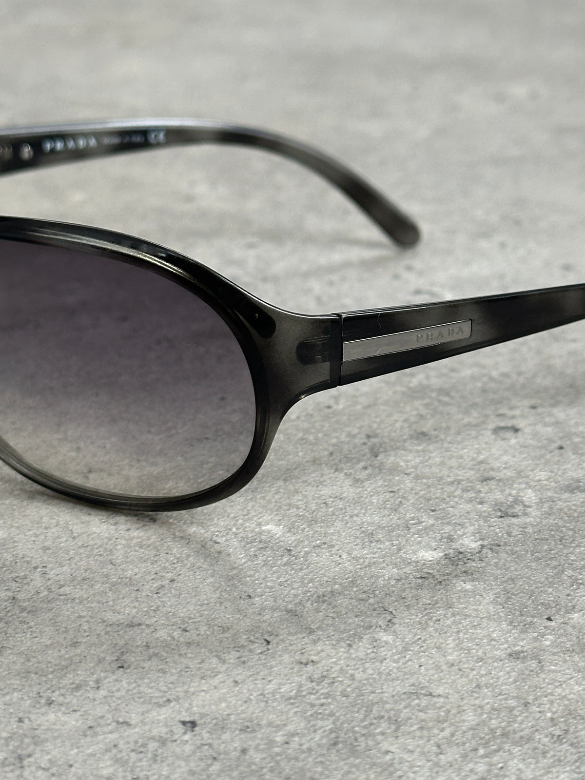 Prada 2000s Wraparound Shield Sunglasses