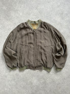 Pierre Cardin Pure Silk Slouchy Bomber Jacket - XXL - SYLK