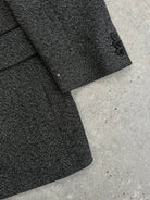 Loro Piana 1990s Wool Cashmere High Neck Blazer - 38R/L - SYLK