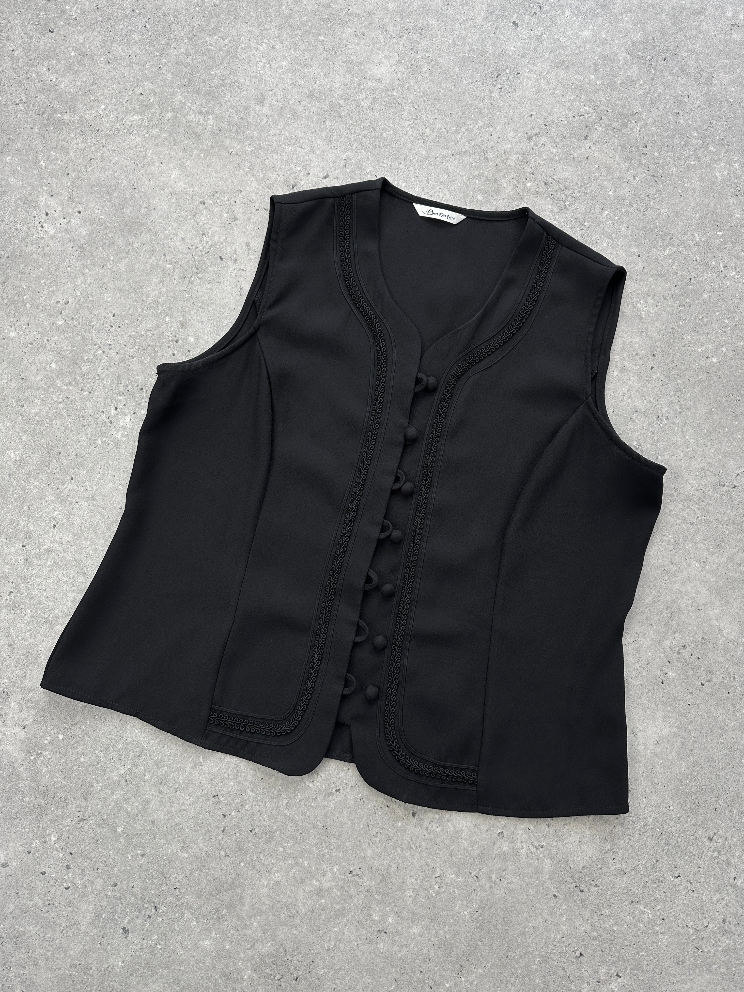 Vintage Embroidery Waistcoat - M/L - SYLK