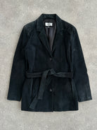 Vintage 1990s Suede Belted Jacket - S/M - SYLK