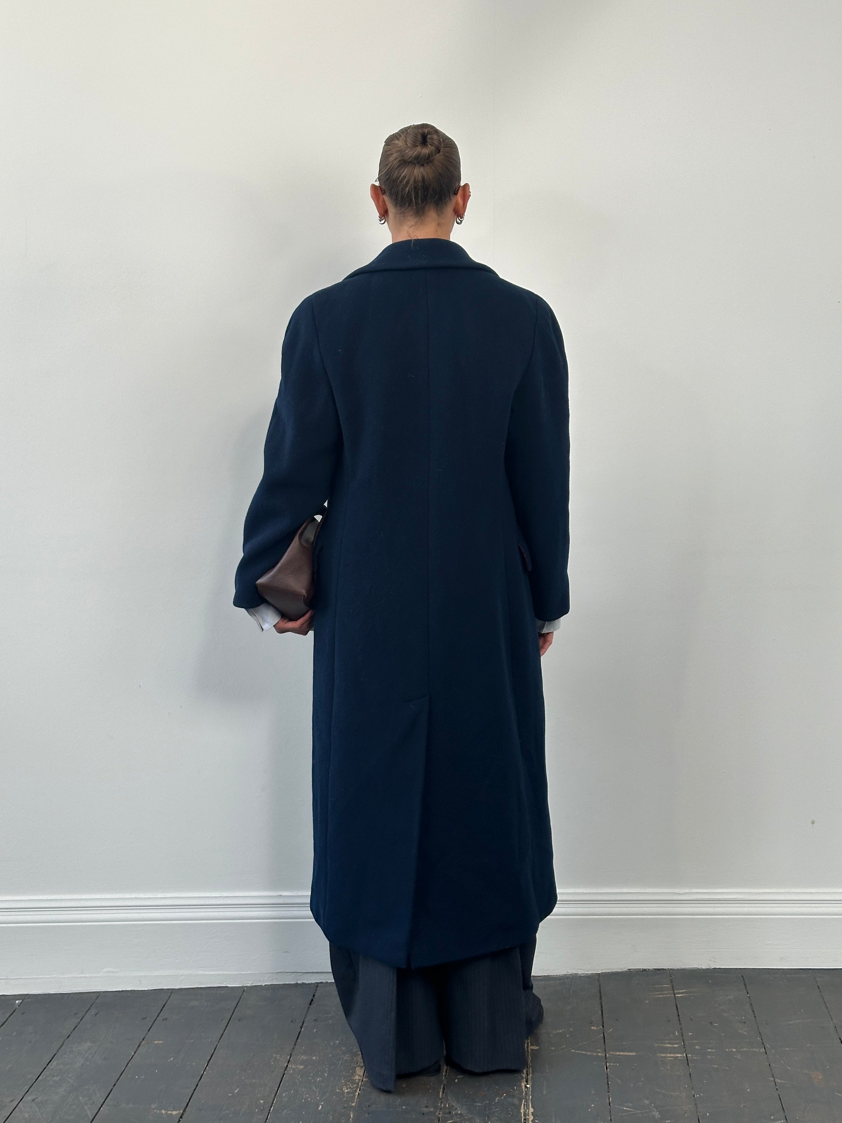 Christian Dior 1970s Pure Wool Single Breasted Coat - M - SYLK