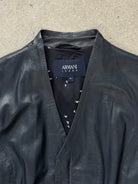 Armani Jeans 2000s Lamb Leather Jacket - S - SYLK
