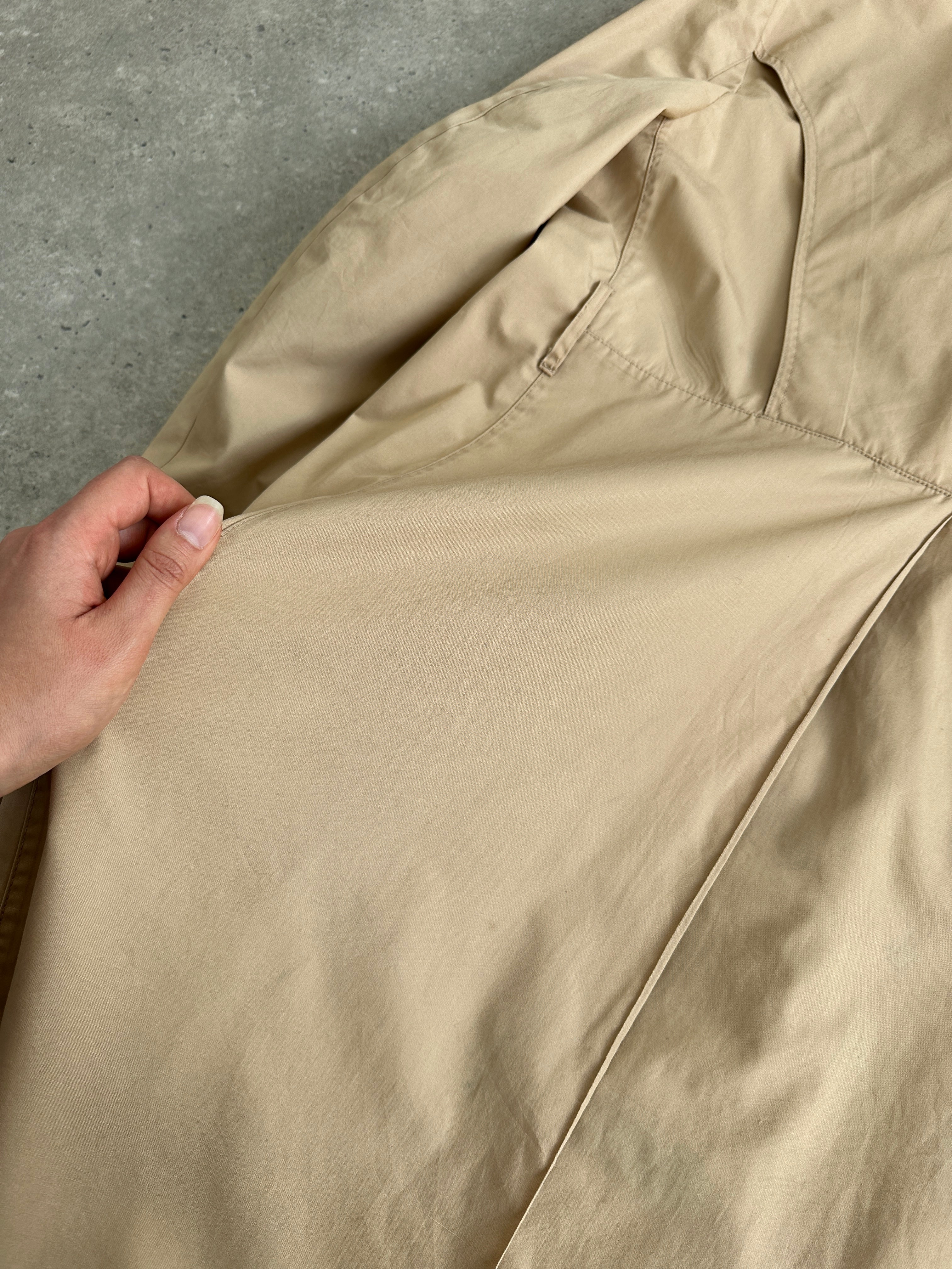 Christian Dior Paris Cotton Double Breasted Trench Coat - L - SYLK