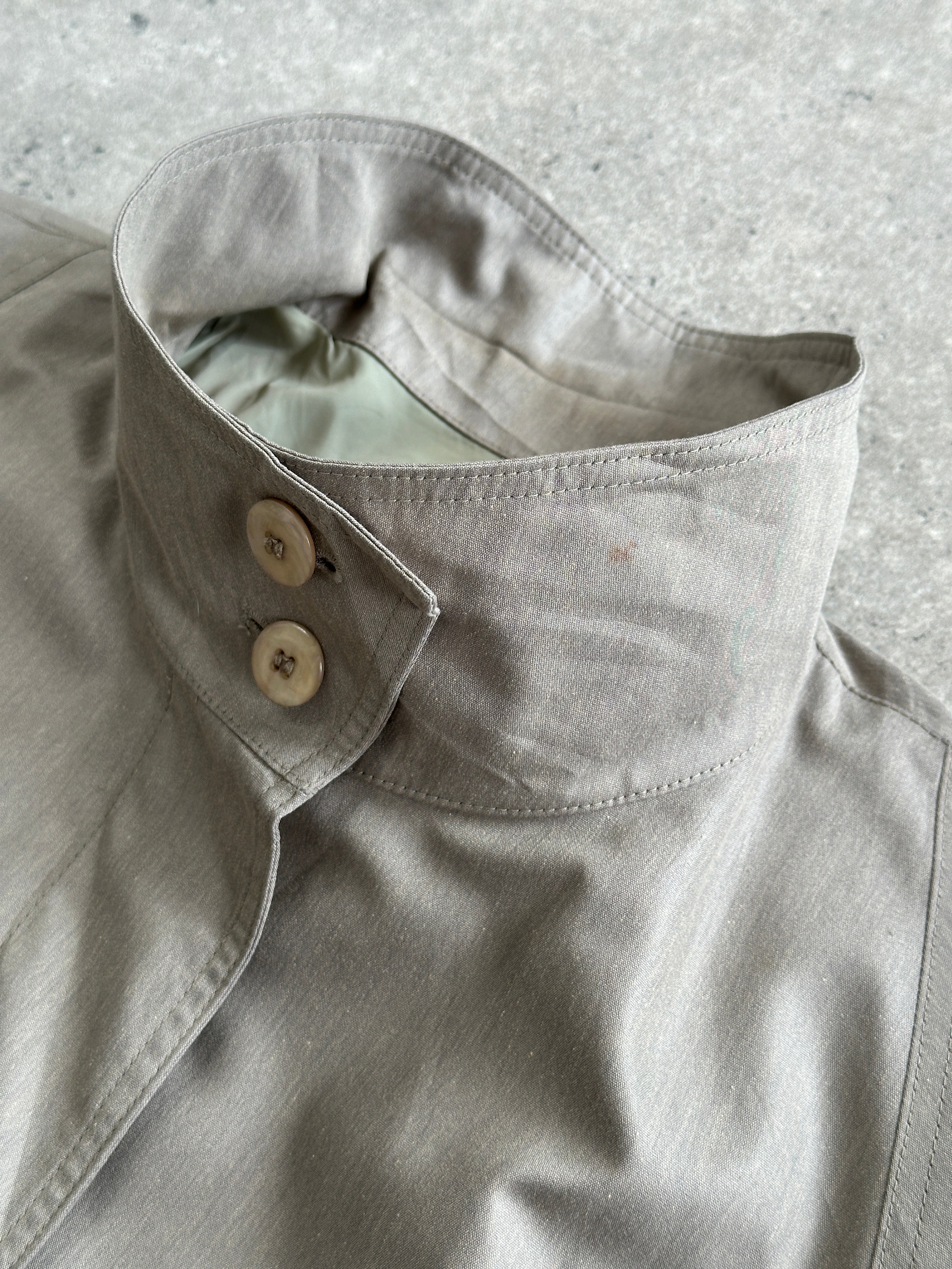 London Fog 80s High Neck Trench Coat - XL - SYLK