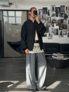 Pierre Cardin 1990s Pure Silk Bomber Jacket - XL - SYLK