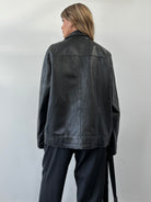 Conbipel Minimal Leather Jacket - L - SYLK