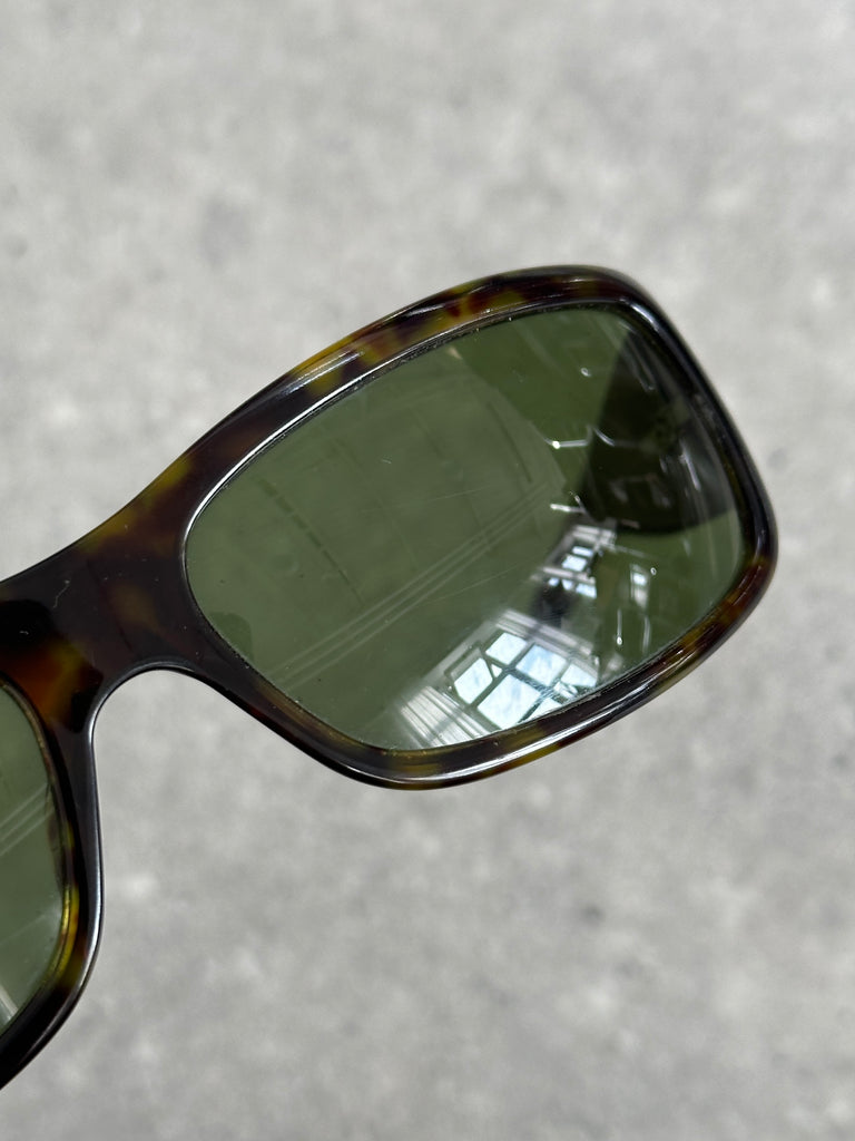 Giorgio Armani Tortoiseshell Rectangle Sunglasses - SYLK