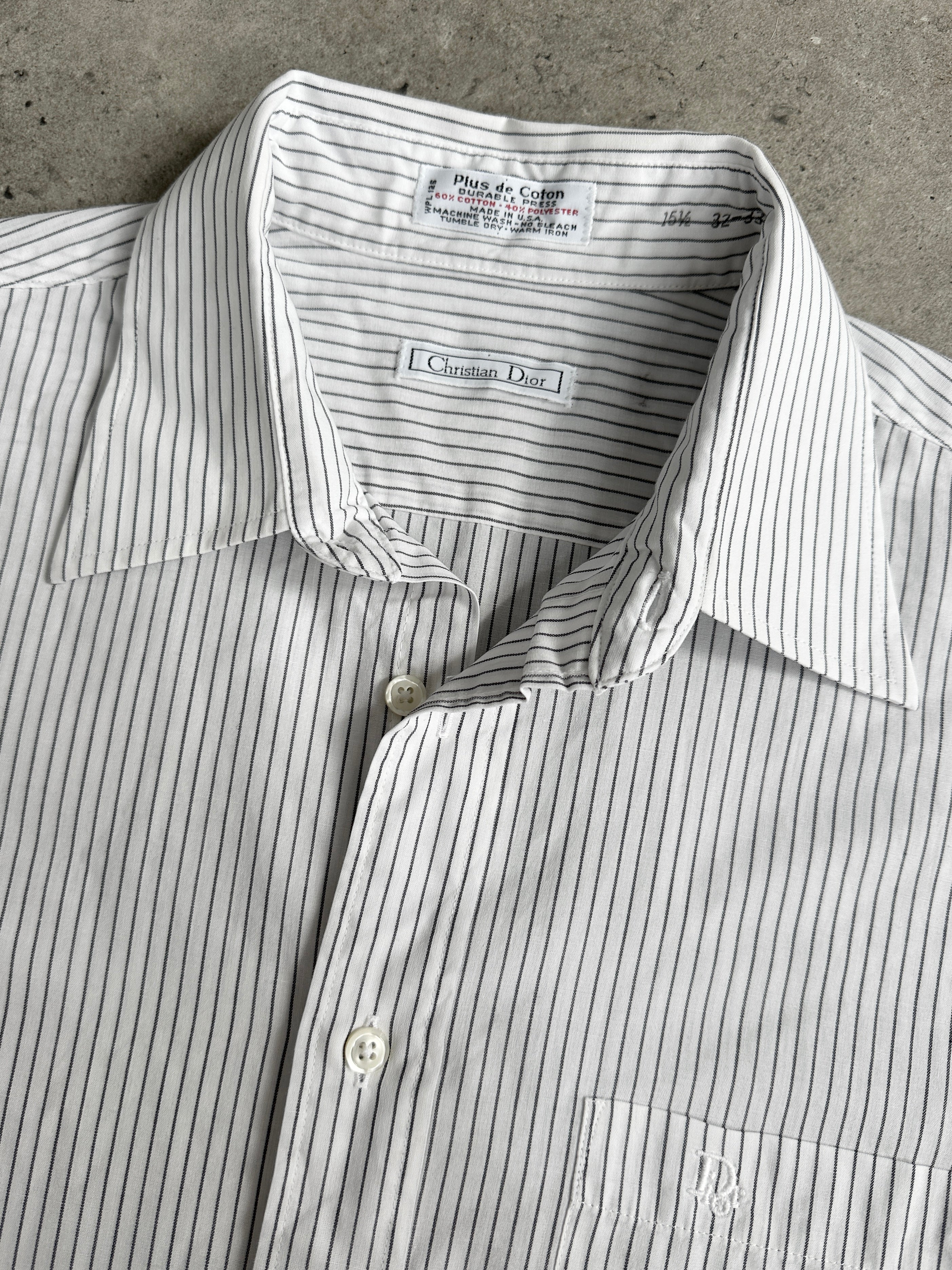 Christian Dior 1990s Cotton Logo Shirt - S