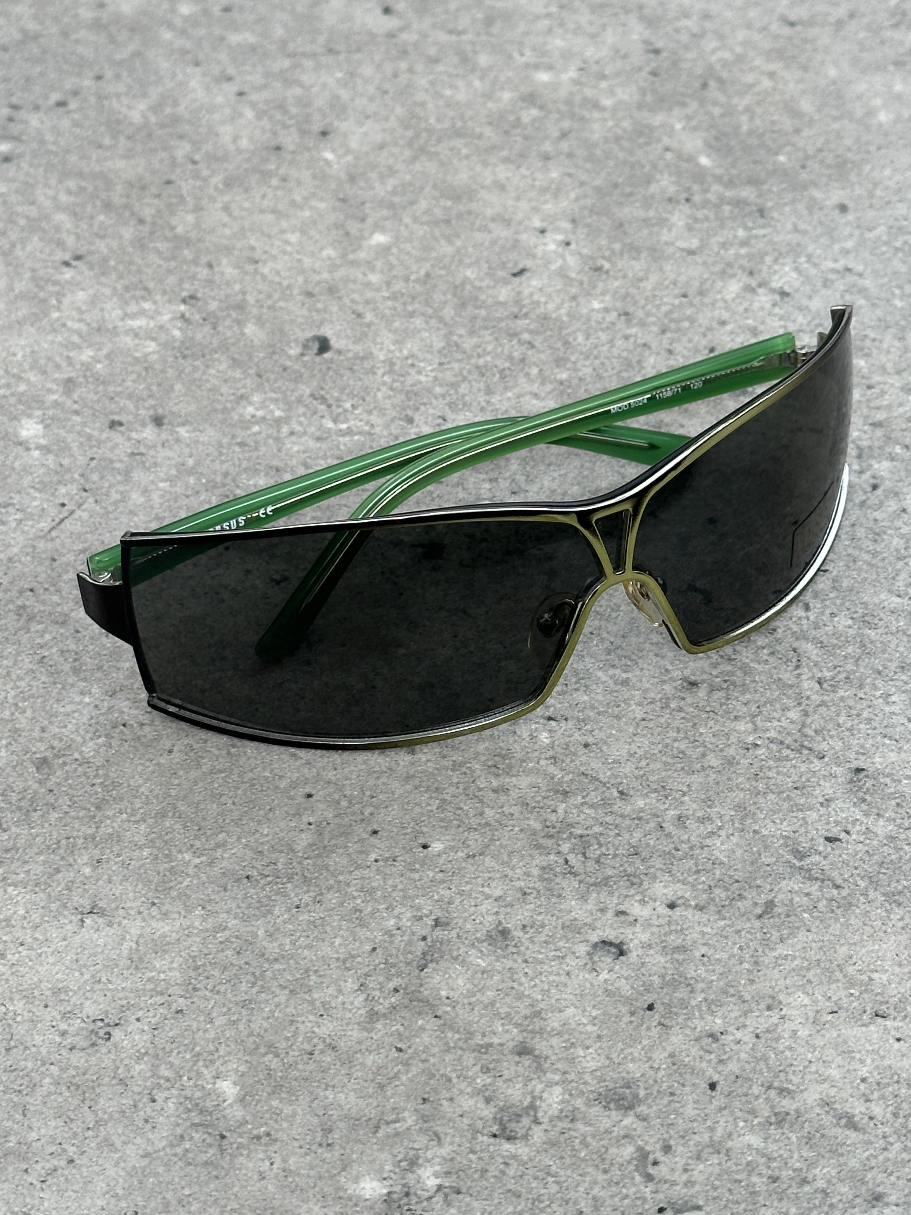 Versave Versus 2000s Semi Rimless Logo Sunglasses