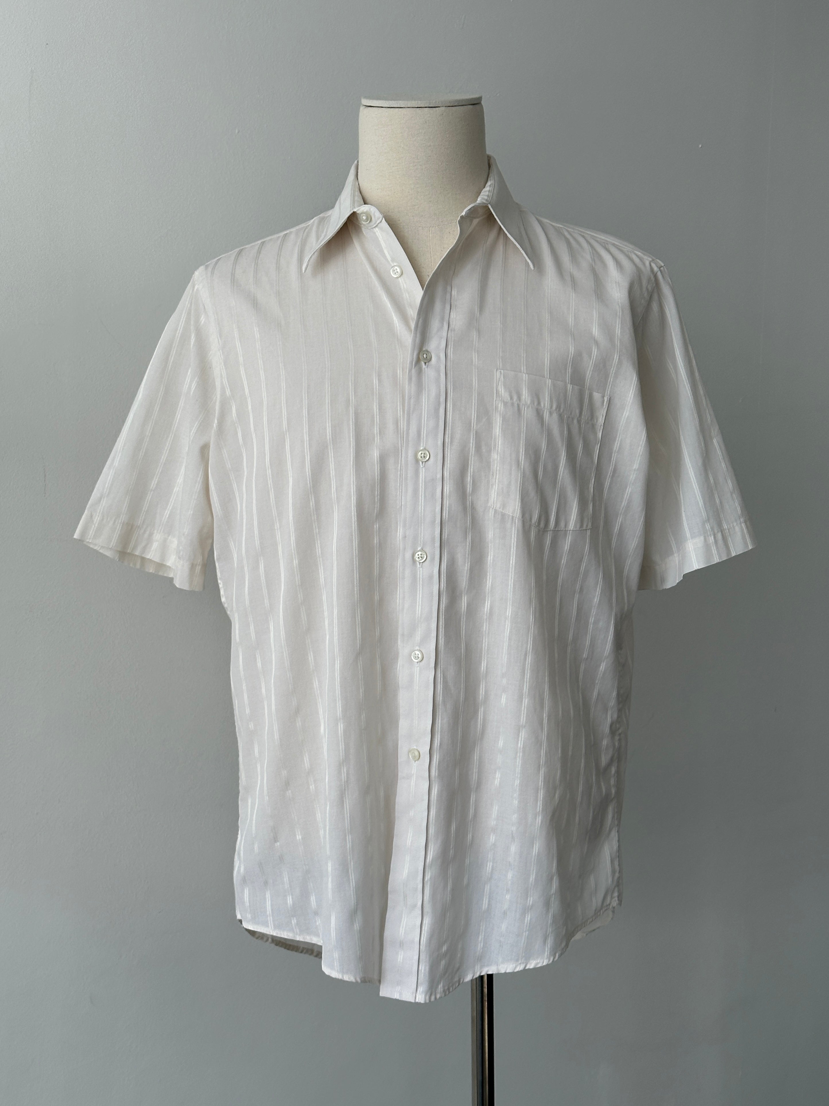 Christian Dior 1990s Cotton Short Sleeve Shirt - S