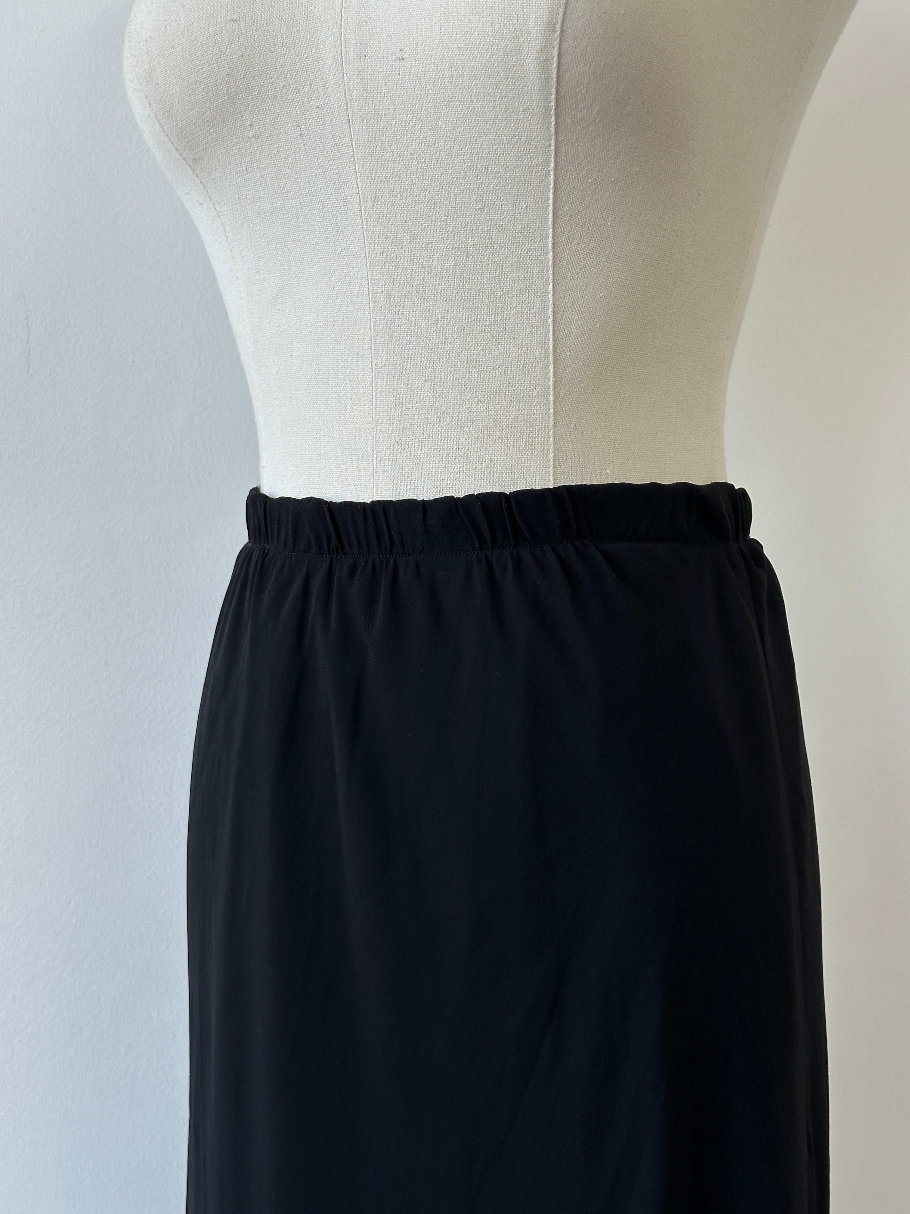 Vintage 2000s Asymmetrical Layered Sheer Midi Skirt - W24-28