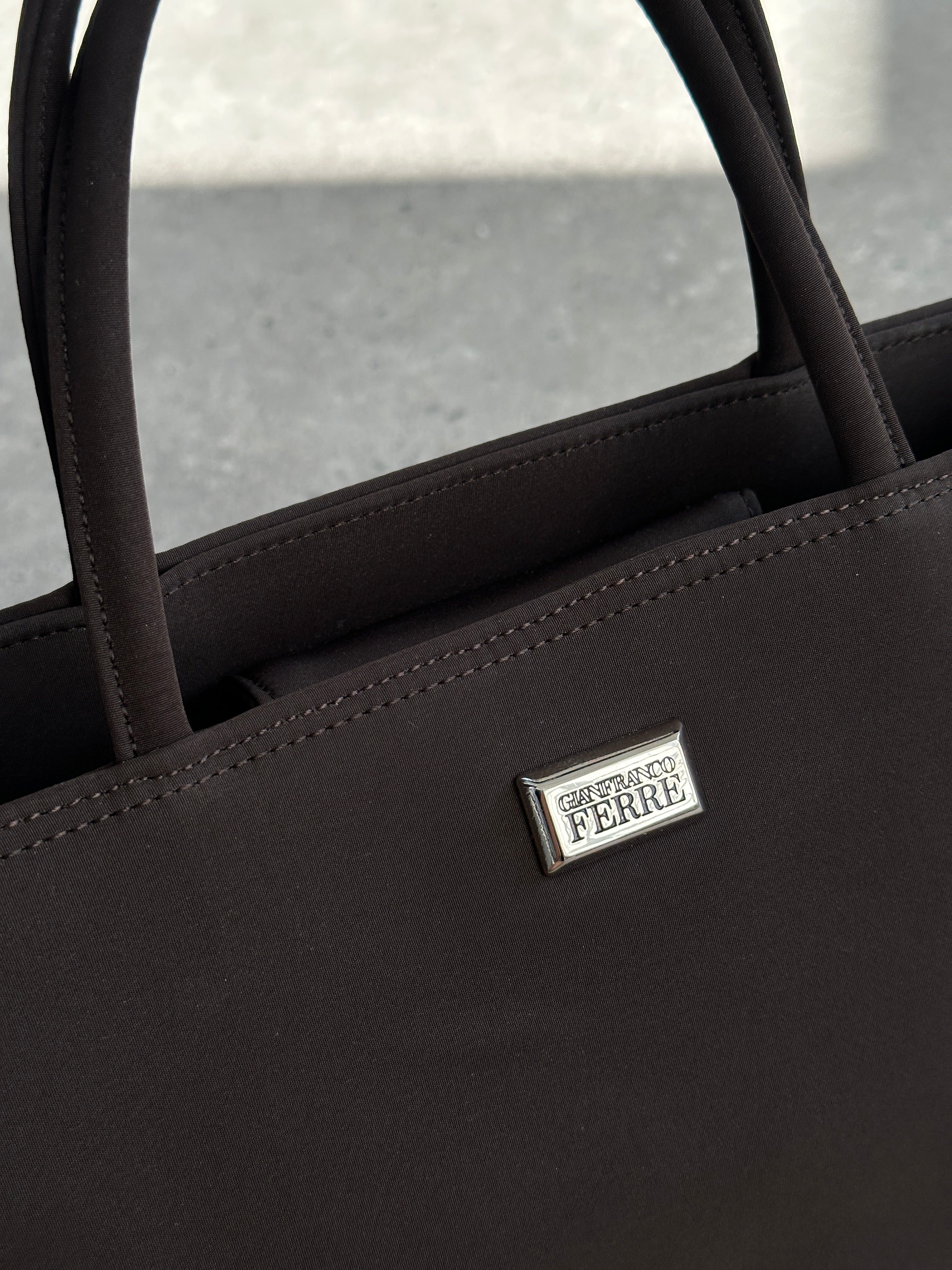 Gianfranco Ferre 2000s Logo Shoulder Bag