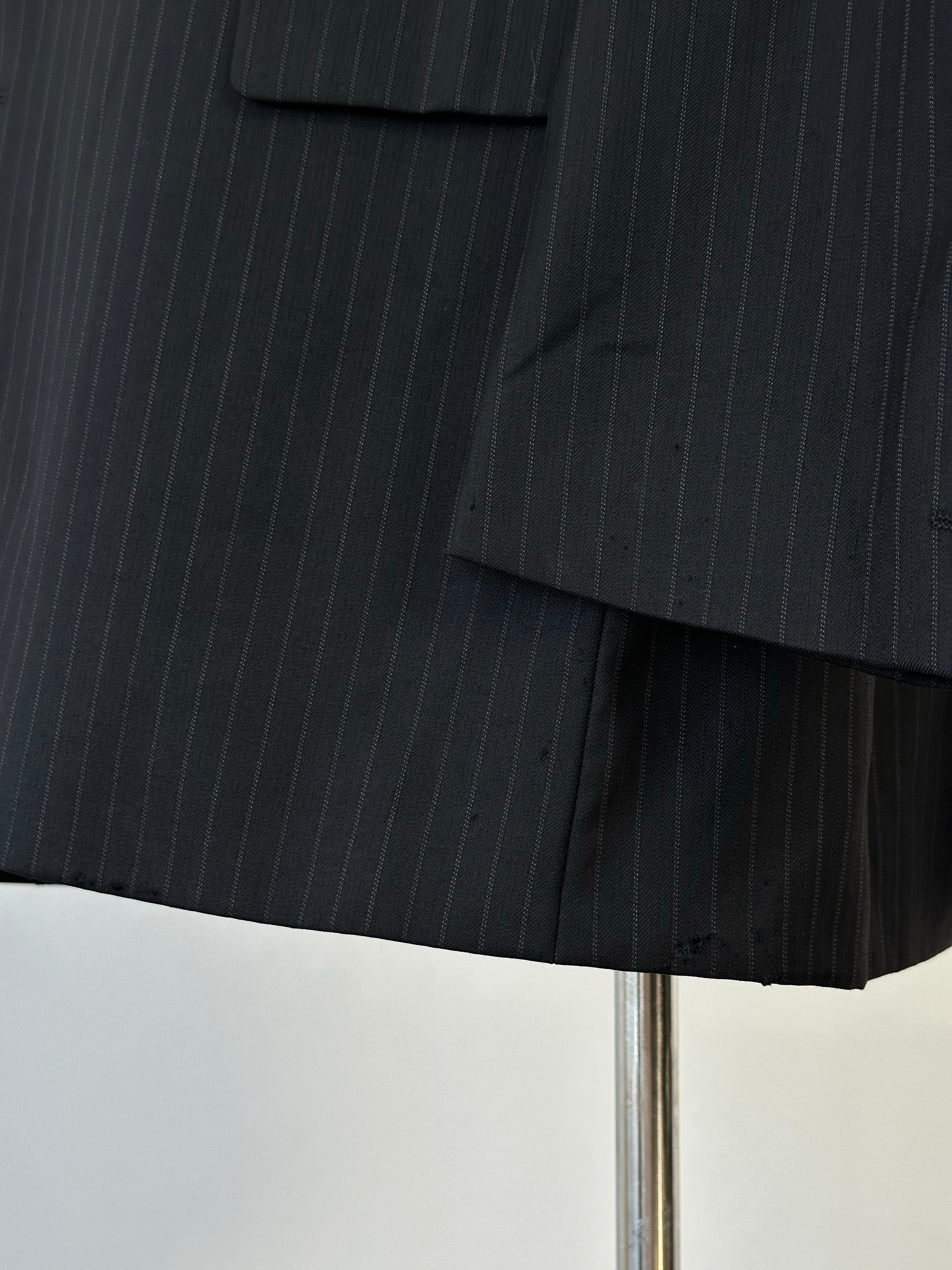 Hugo Boss x Loro Piana 1990s Pure Wool Striped Blazer - 48R