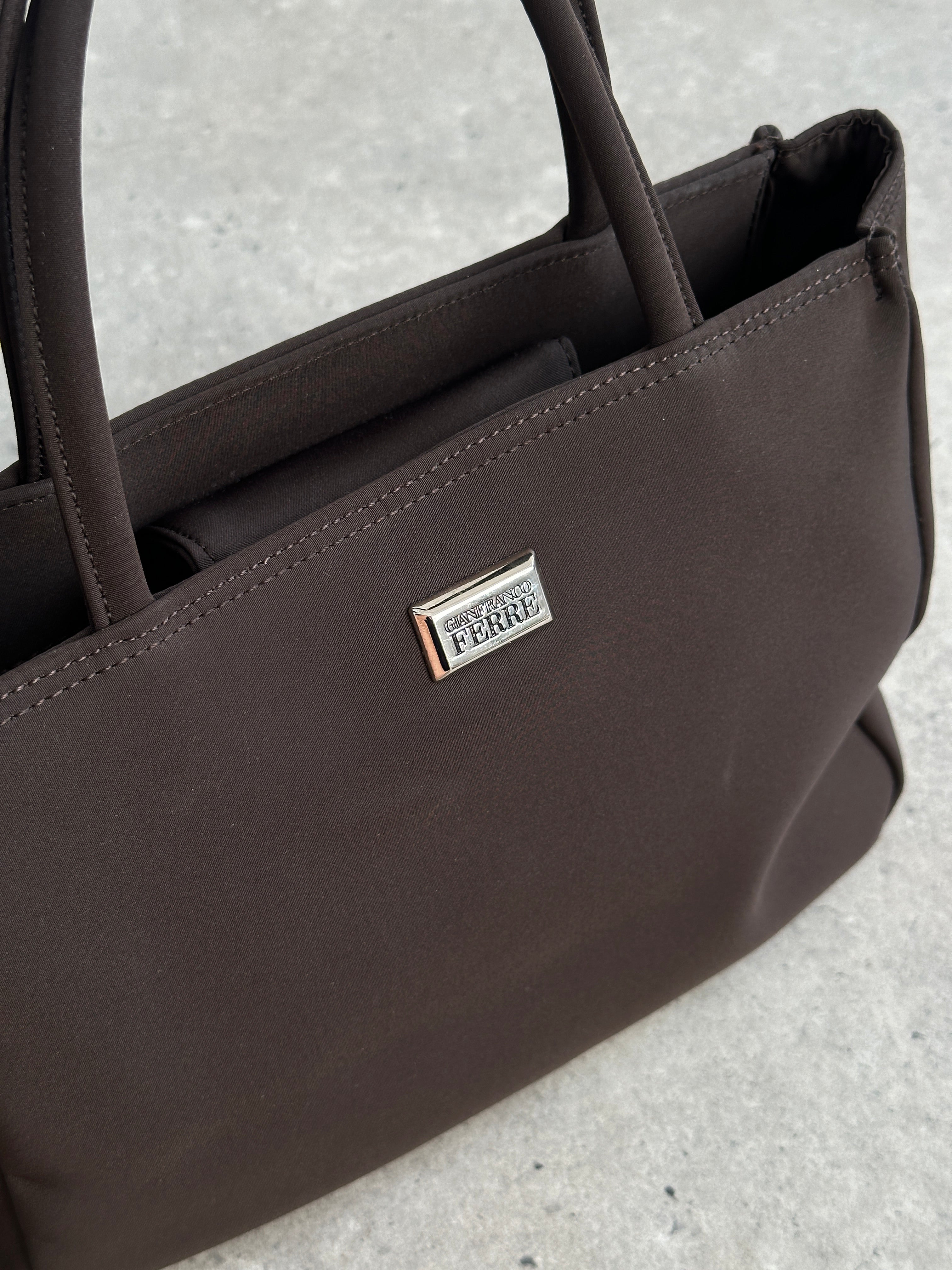 Gianfranco Ferre 2000s Logo Shoulder Bag