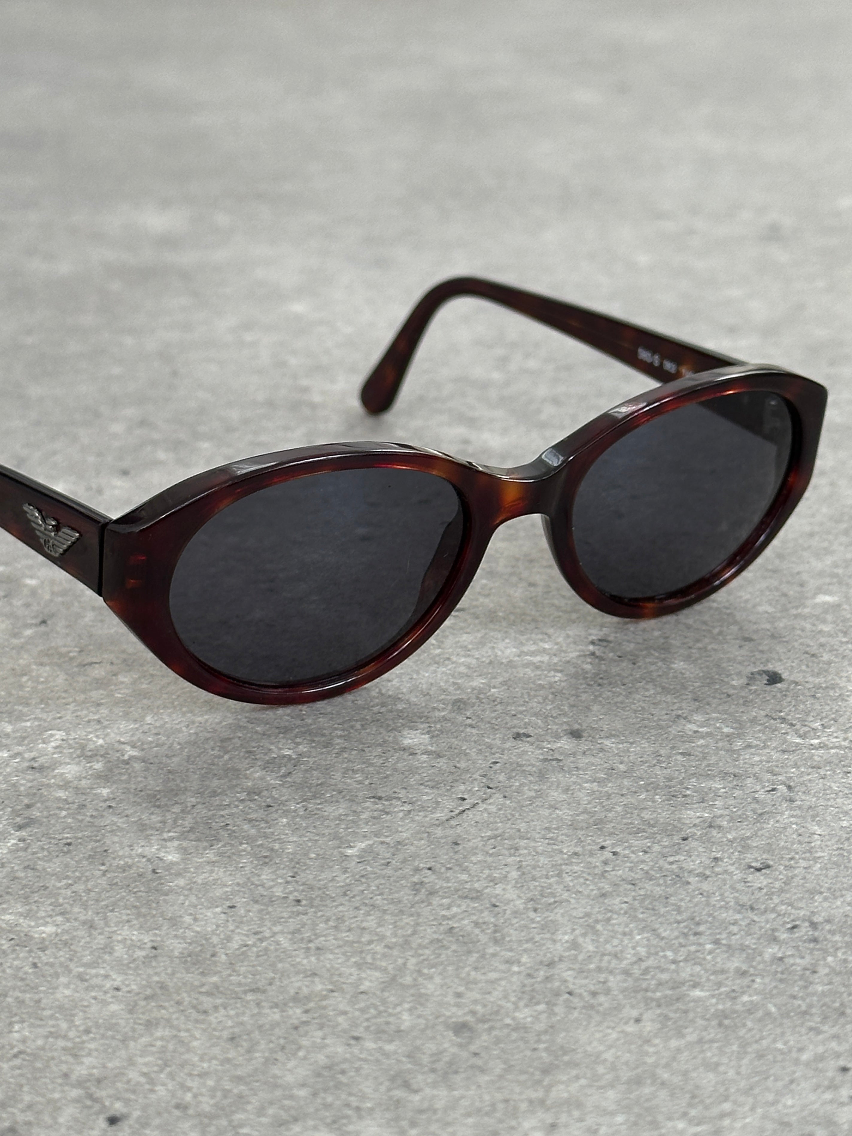 Emporio Armani 2000s Oval Logo Sunglasses