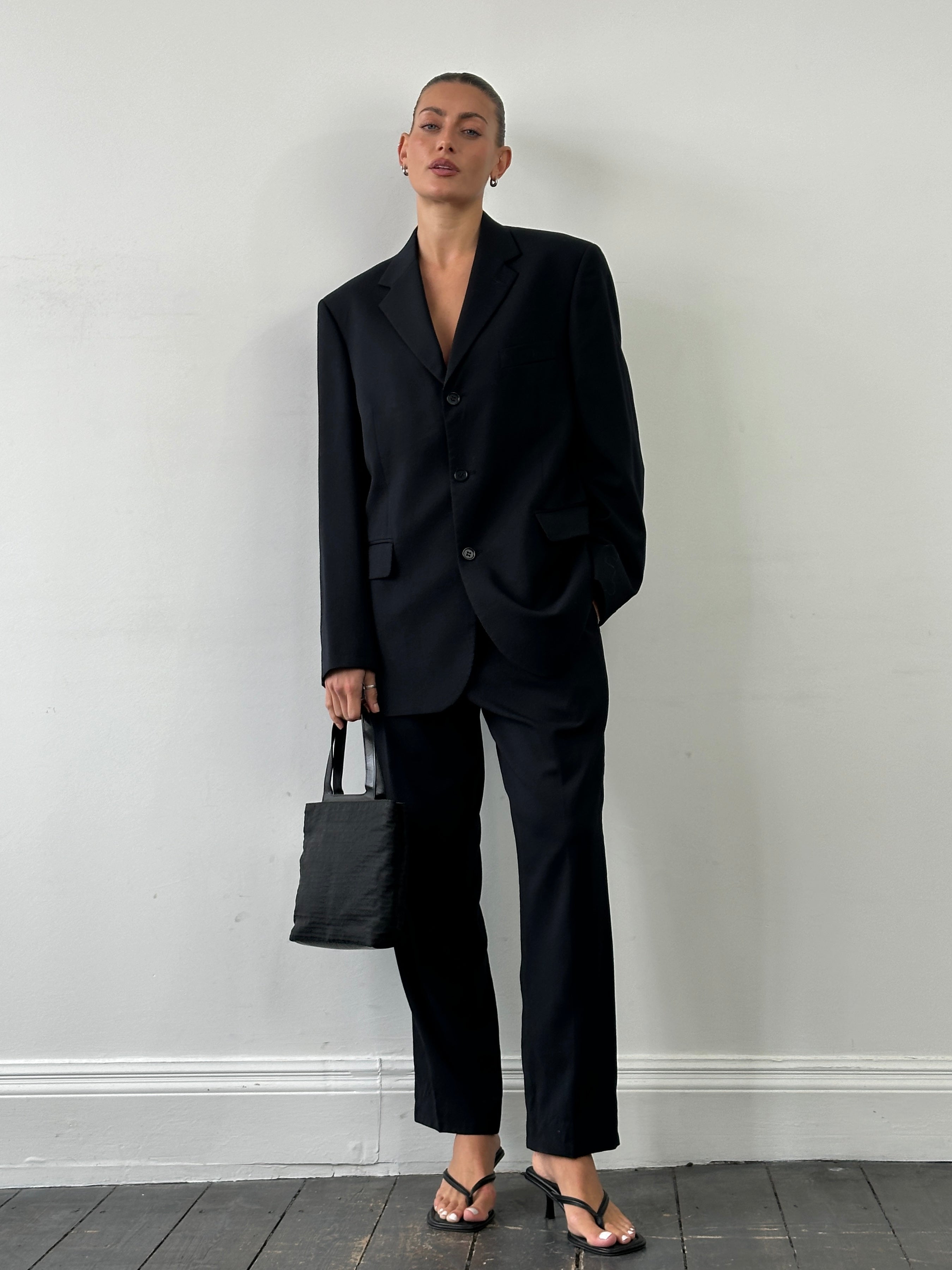 Yves Saint Laurent Pure Wool Single Breasted Breasted Suit - 44R/W34 - SYLK