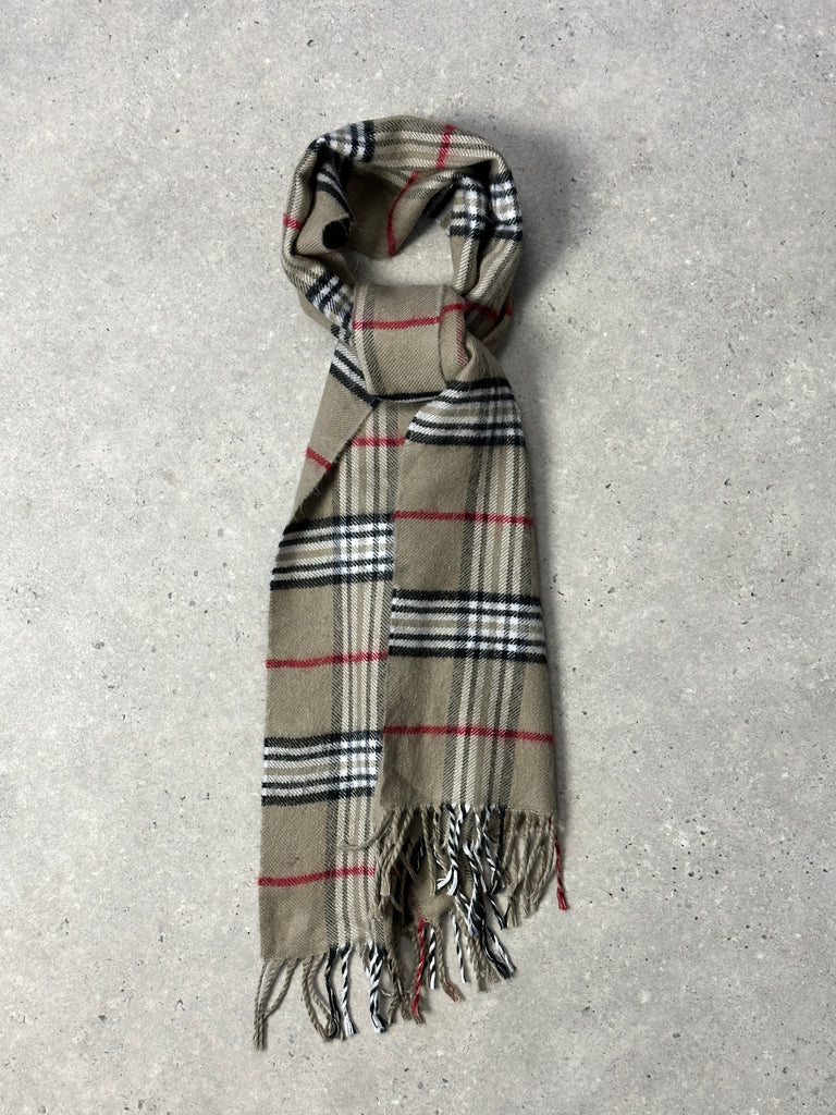Vintage Check Tassel Scarf - SYLK
