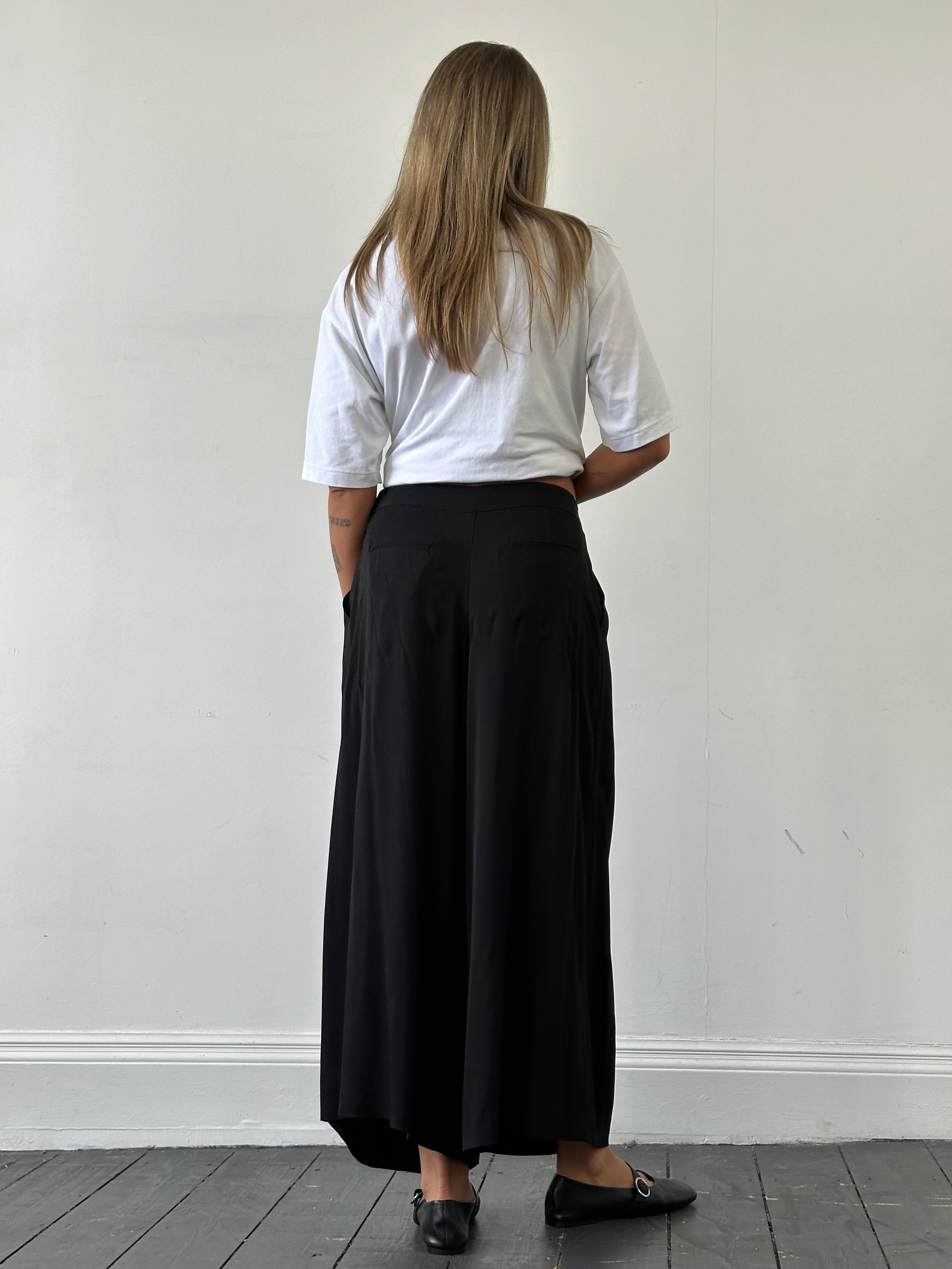 Jigsaw Wide Leg Pleated Culottes - W28 - SYLK