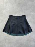 Pinko Italian Leather A-Line Skirt - W30 - SYLK