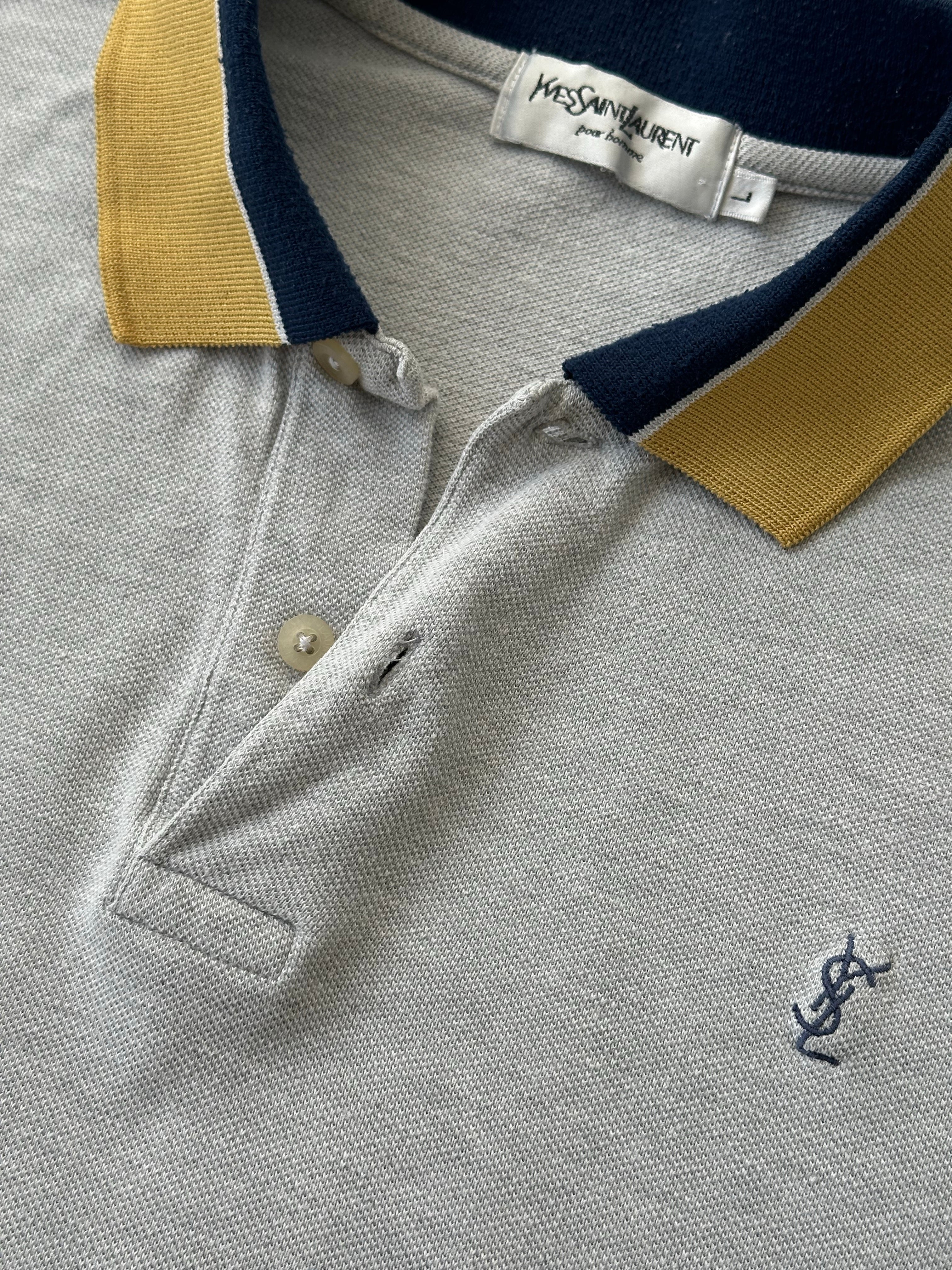 Yves Saint Laurent Pour Homme 1990s Short Sleeve Boxy Polo -