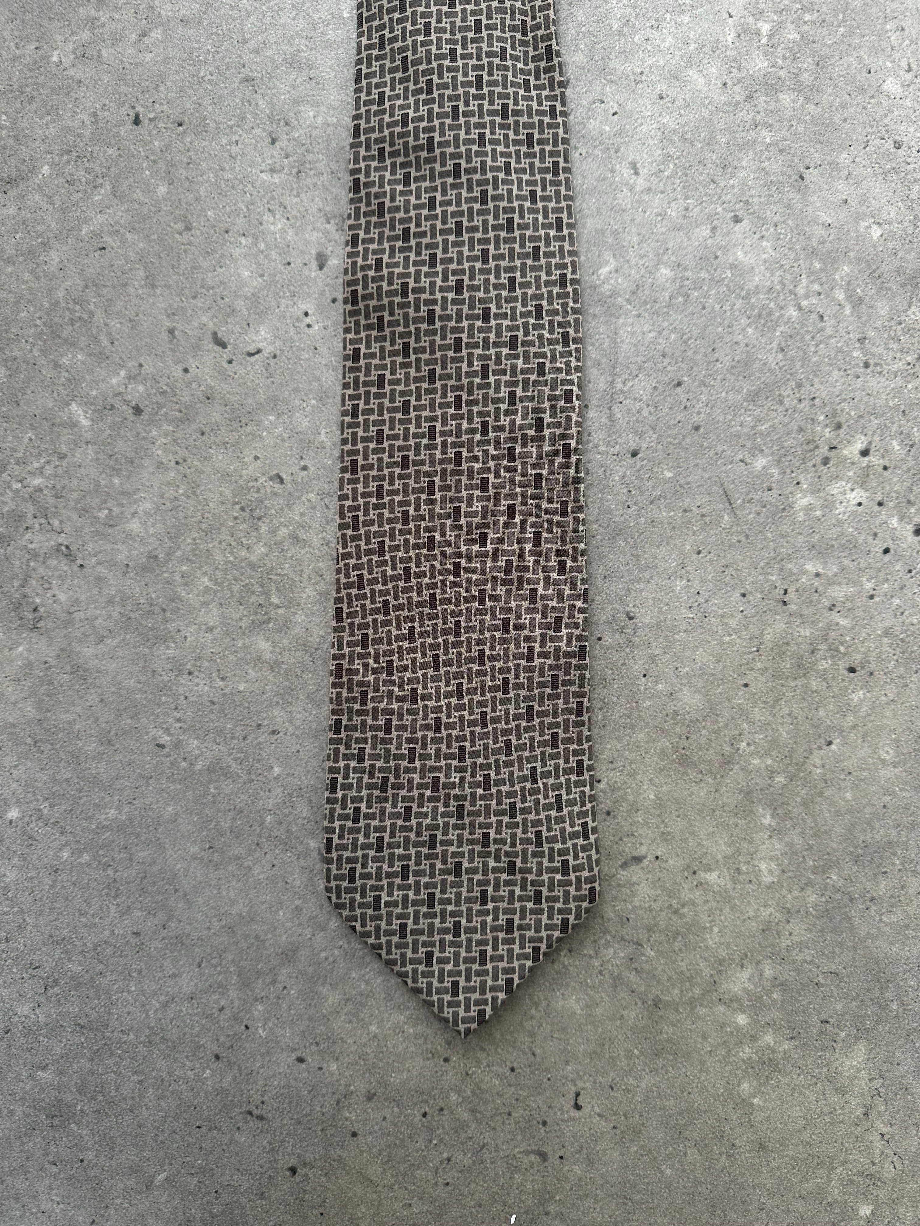 Pierre Cardin 1990s Pure Silk Woven Tie