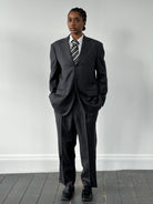 Loro Piana x Visaruno 2000s Pure Wool Stripe Suit - 40R/W32 - SYLK