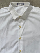 Yves Saint Laurent Diffusion Homme 1990s Cotton Dress Shirt - M - SYLK