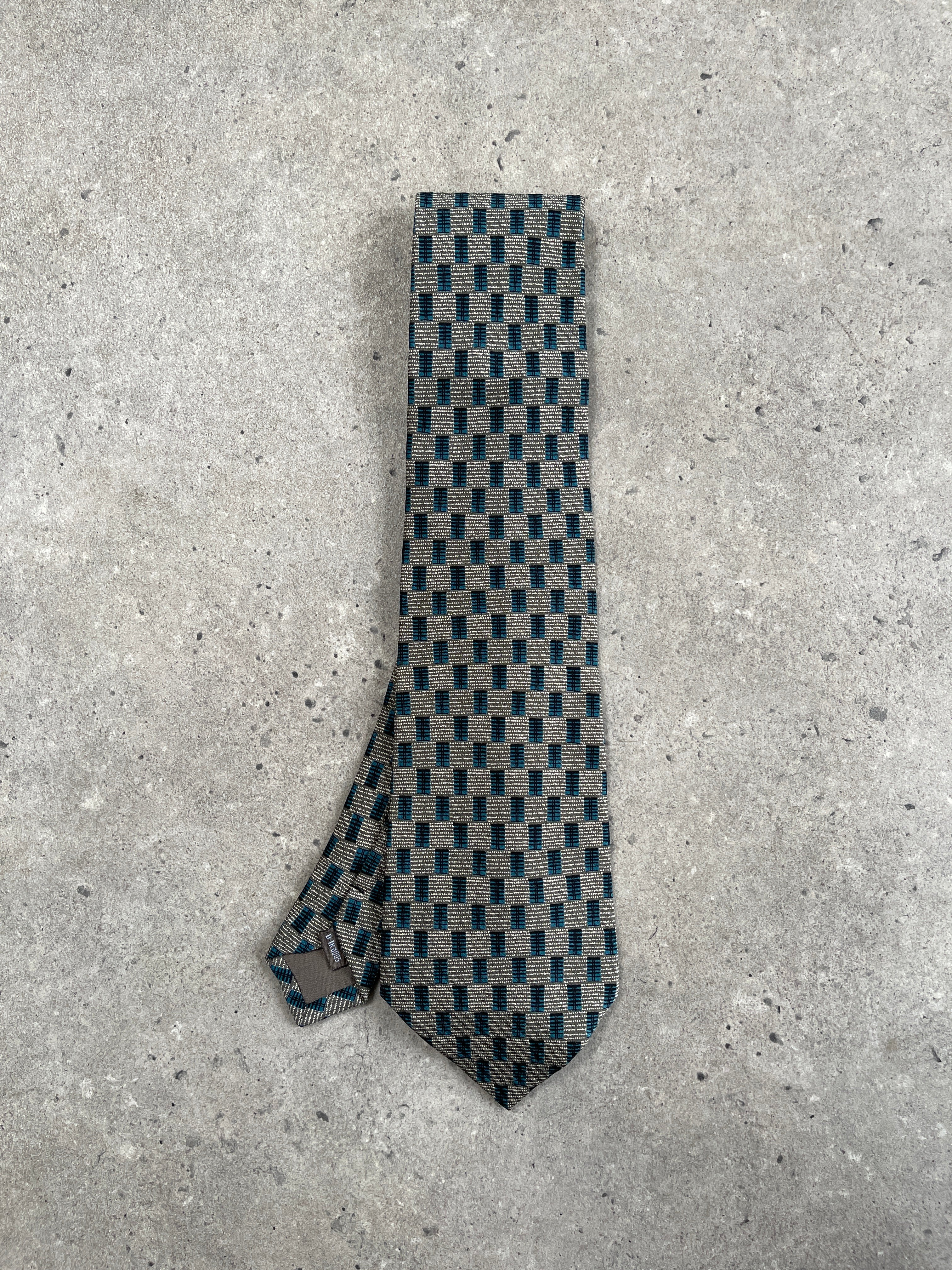 Calvin Klein CK 1990s Pure Silk Print Tie