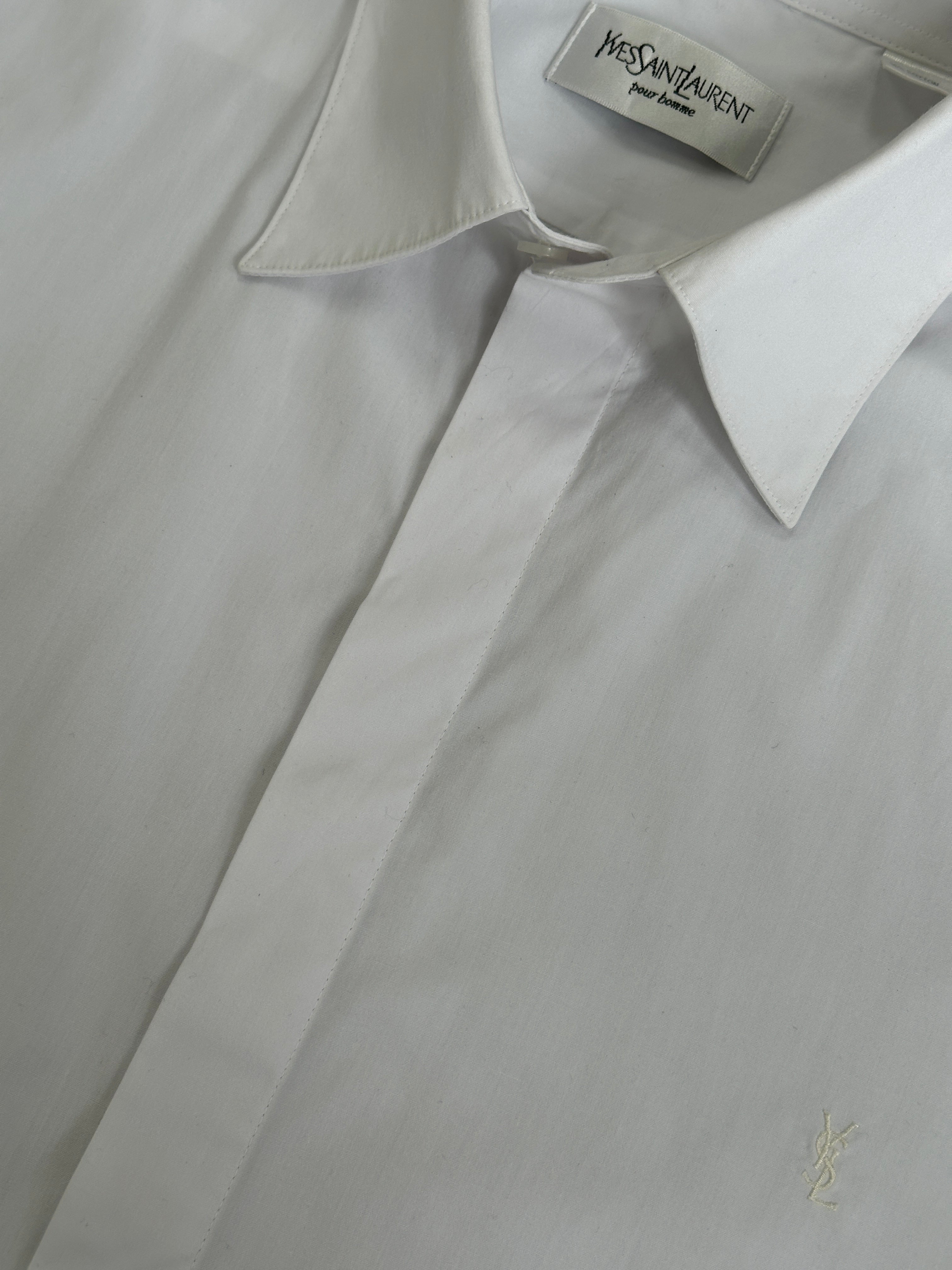 Yves Saint Laurent Pour Homme 2000s Short Sleeve Shirt - L