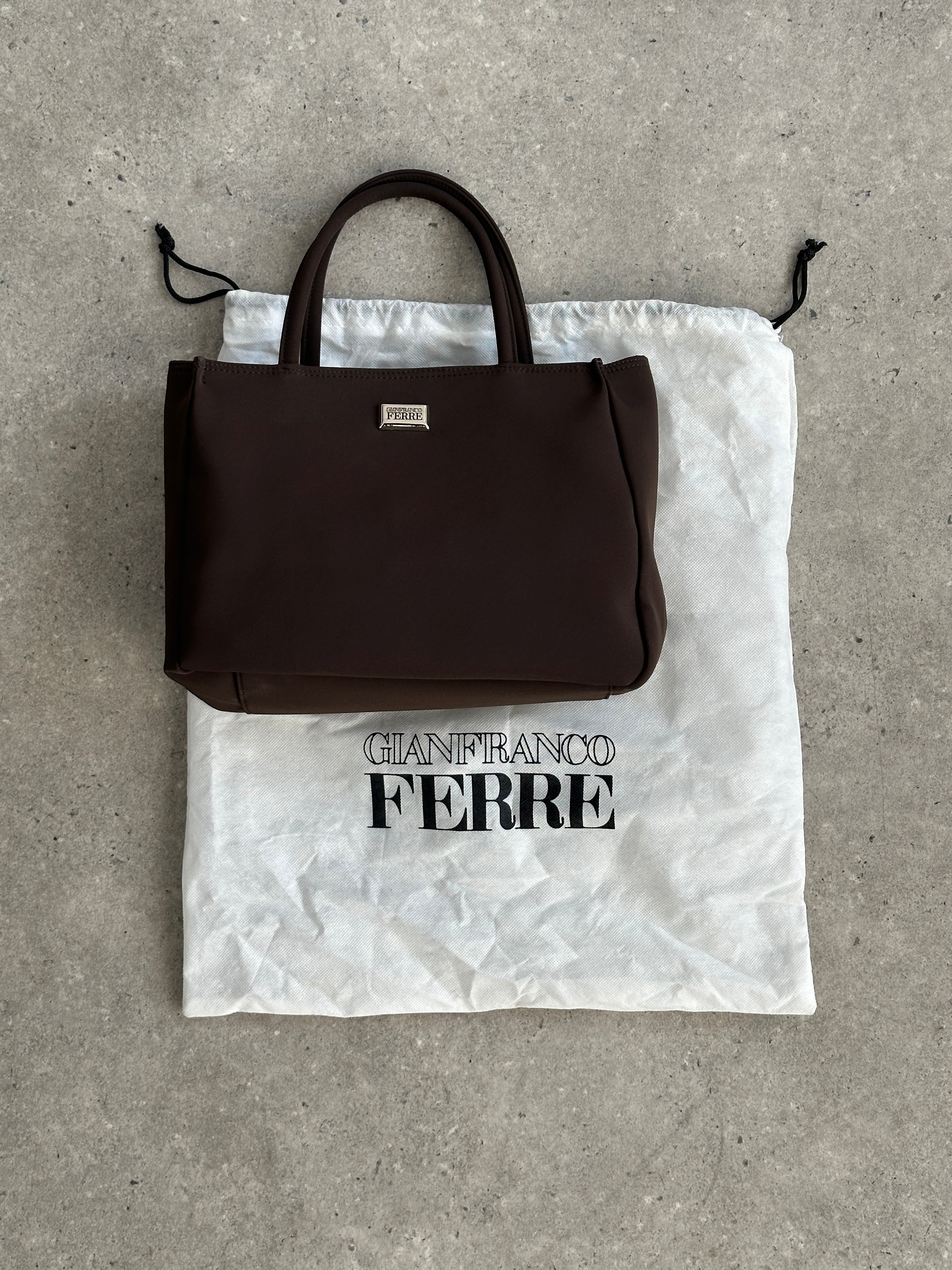 Gianfranco Ferre 2000s Logo Shoulder Bag