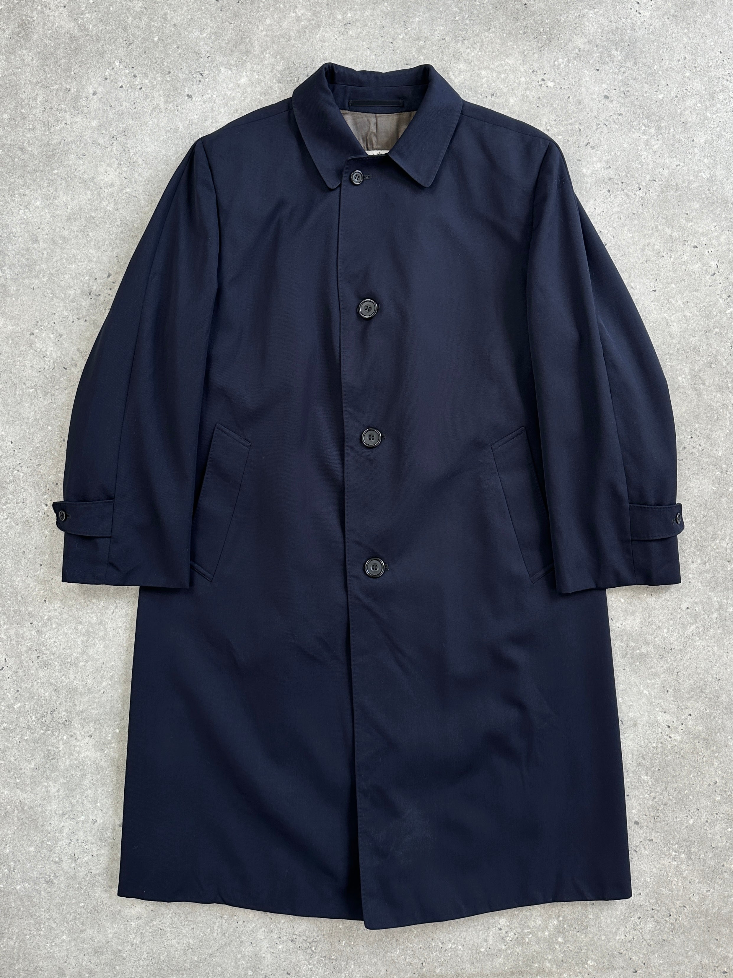Aquascutum 1990s Pure Wool Trench Coat - XL - SYLK