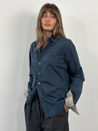 Burberry London 2000s Cotton Logo Shirt - SYLK