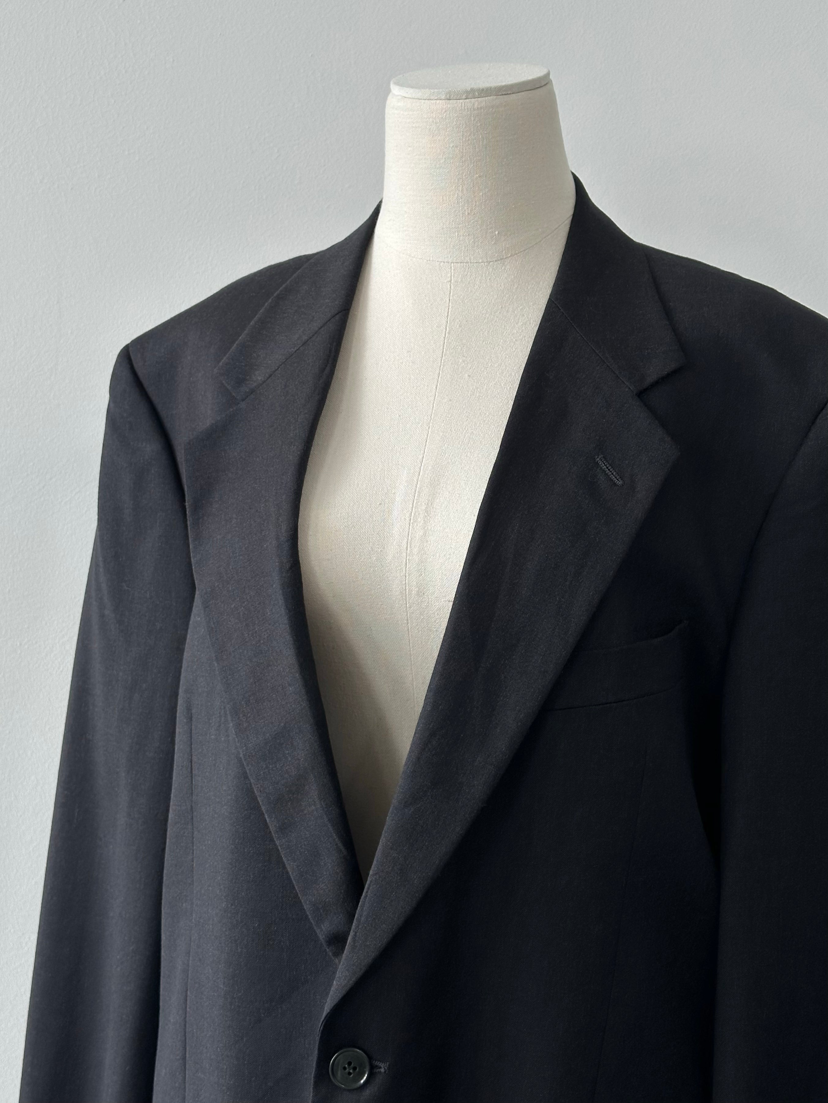 Christian Dior Monsieur 1990s Pure Wool Single Breasted Blazer - XL