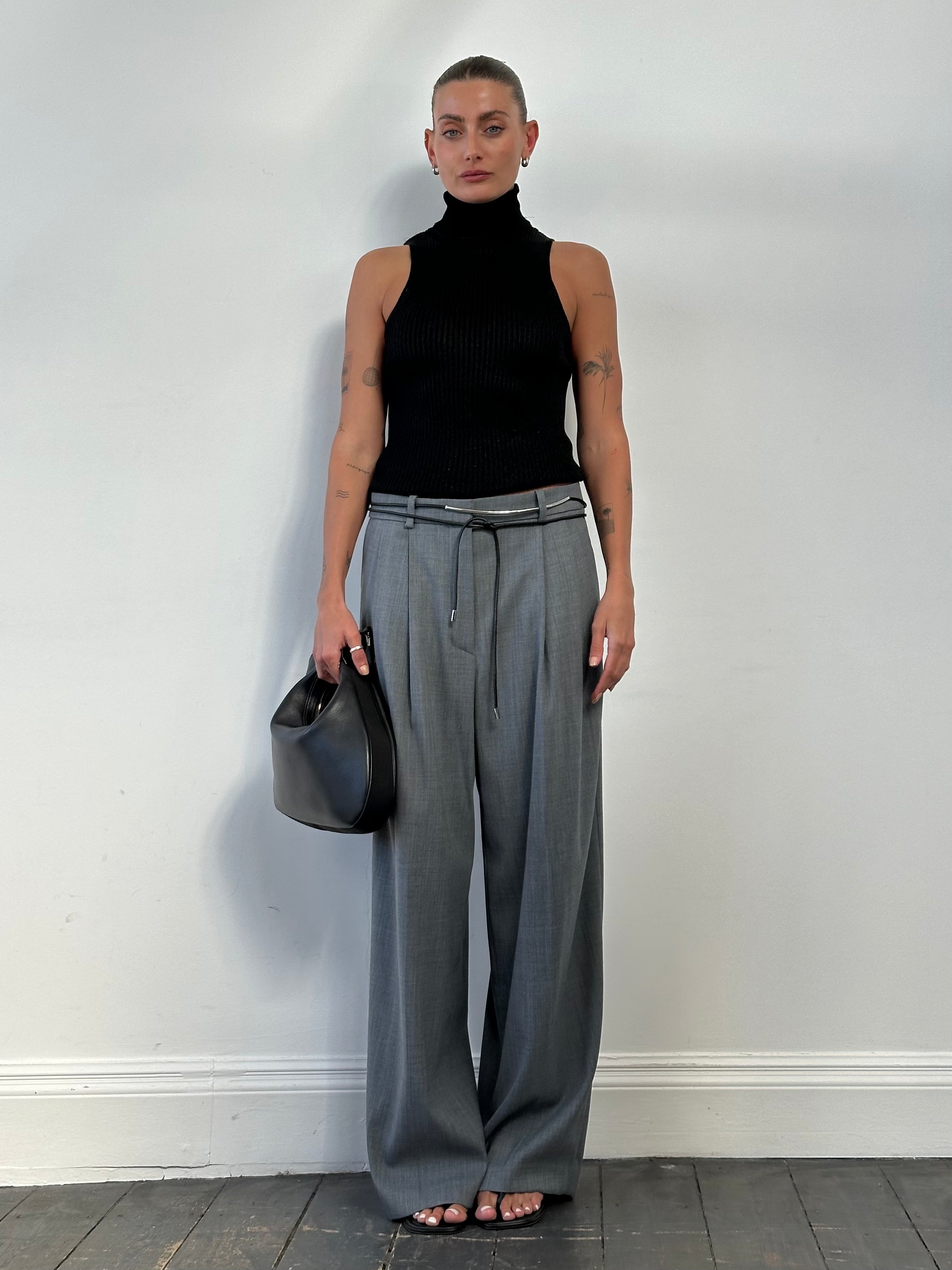 Vintage Sleeveless Roll Neck Top - M - SYLK