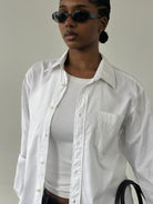 Burberry London 2000s Cotton Logo Shirt - M/L - SYLK