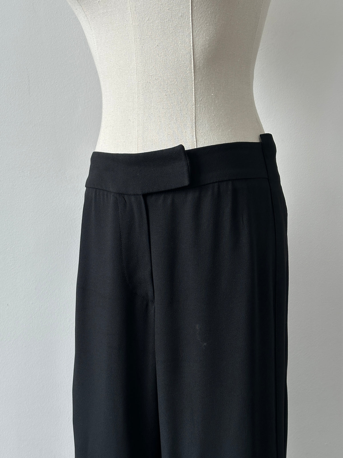 Emporio Armani 1990s Wide Leg Tailored Trouser - W26