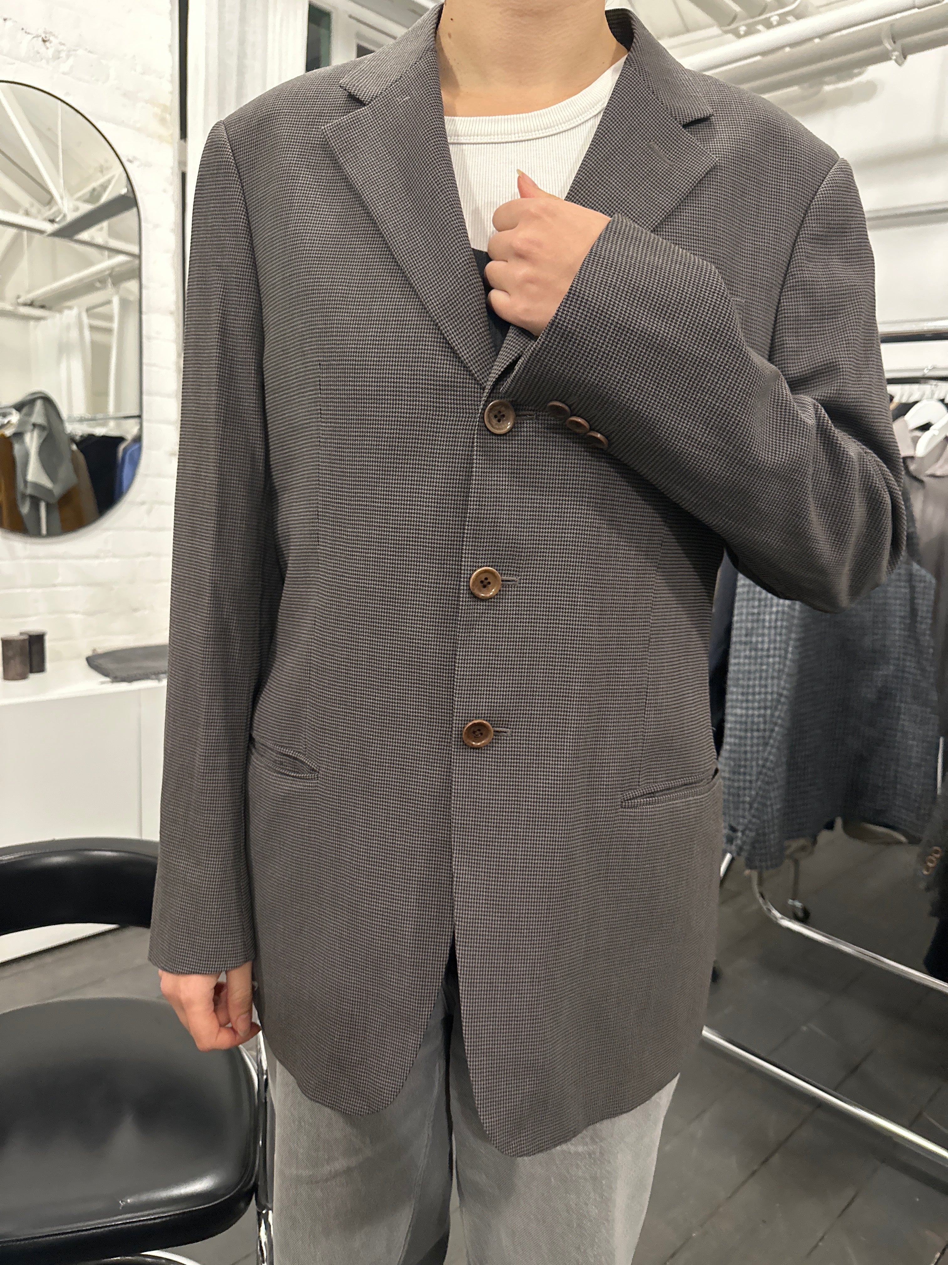 Armani check blazer - L SYL12 - SYLK