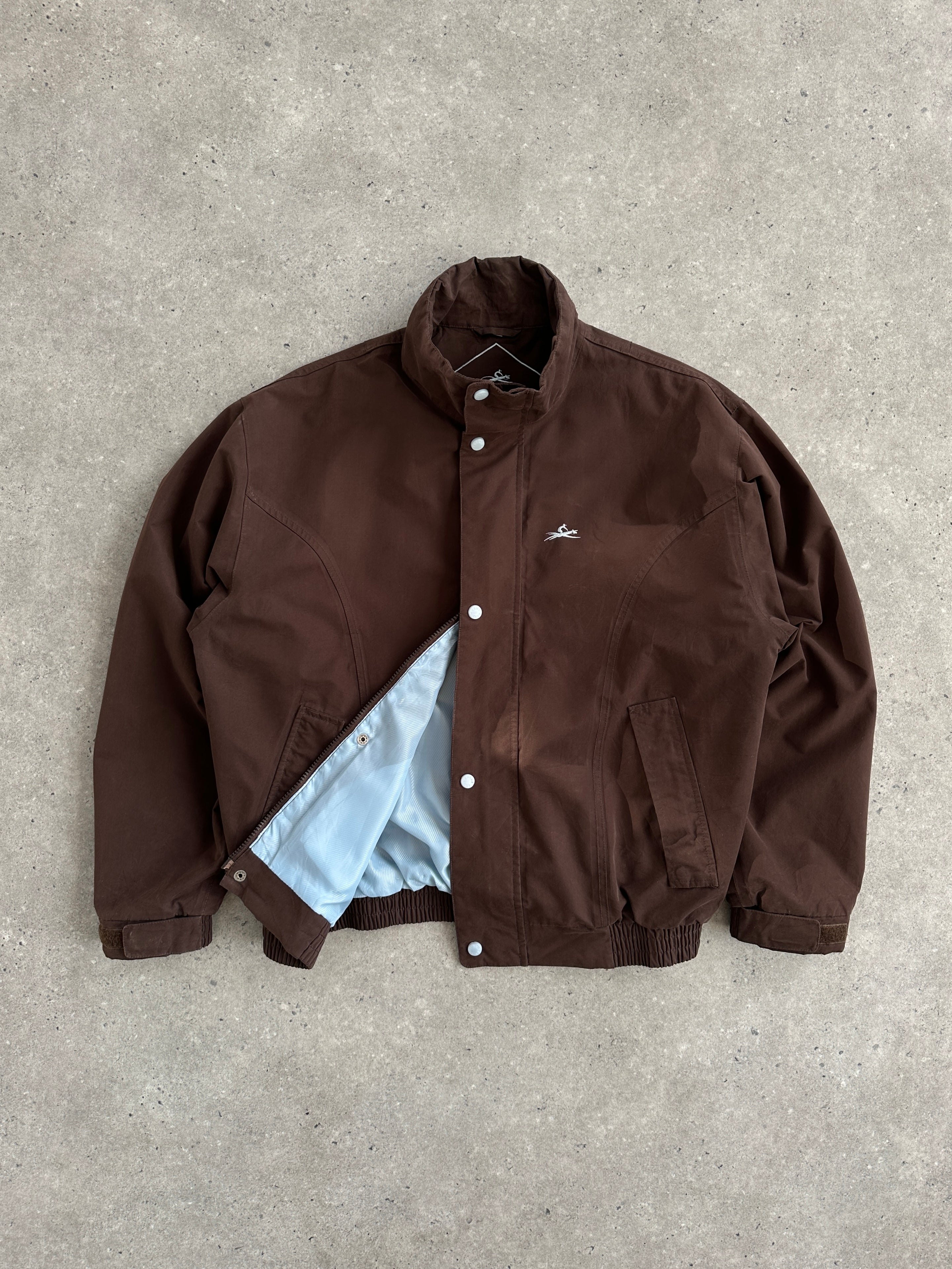 Vintage 2000s Double Zip Boxy Bomber Jacket - M/L - SYLK