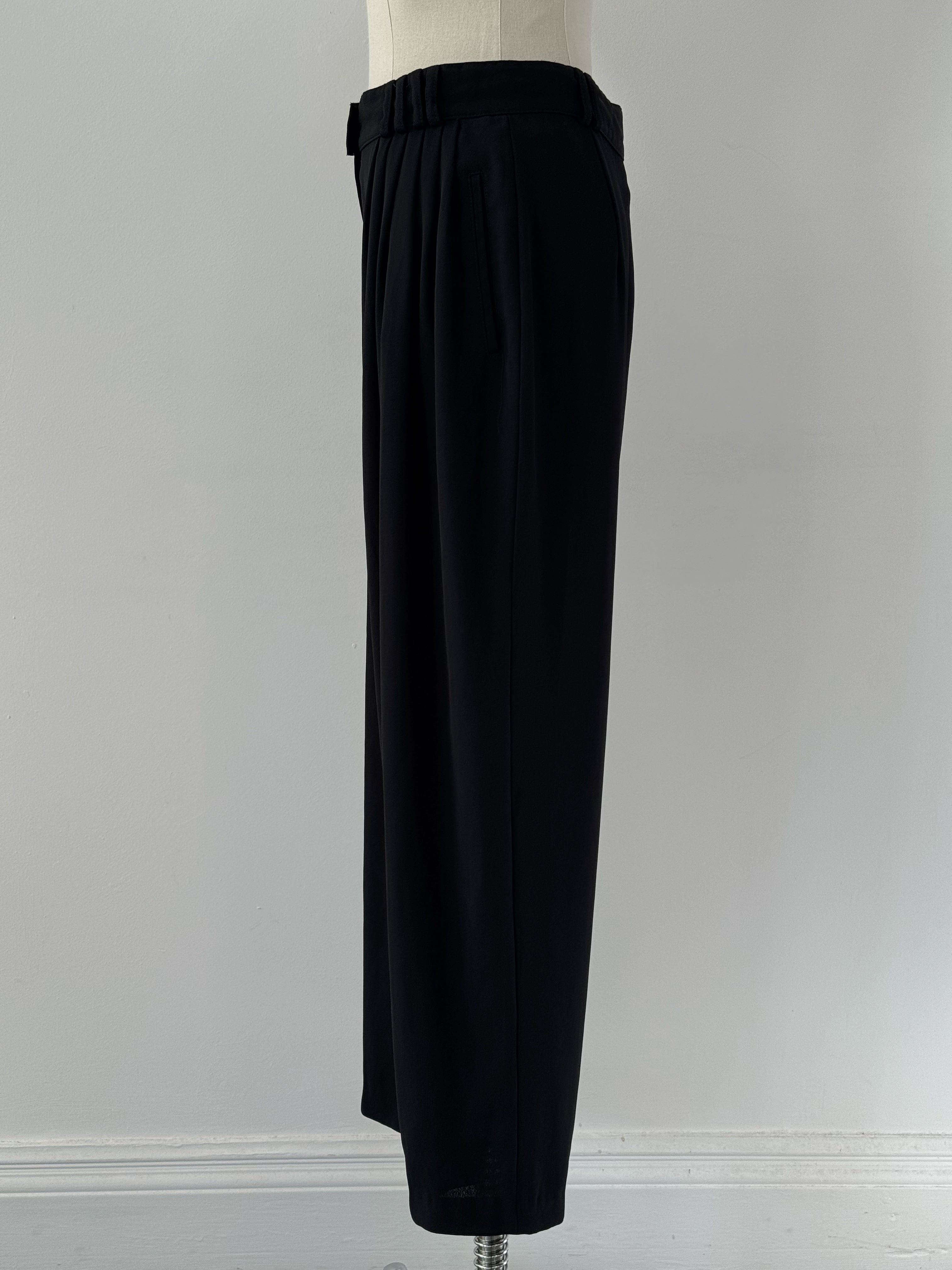 Vintage 1990s High Waist Tapered Pleated Trouser -